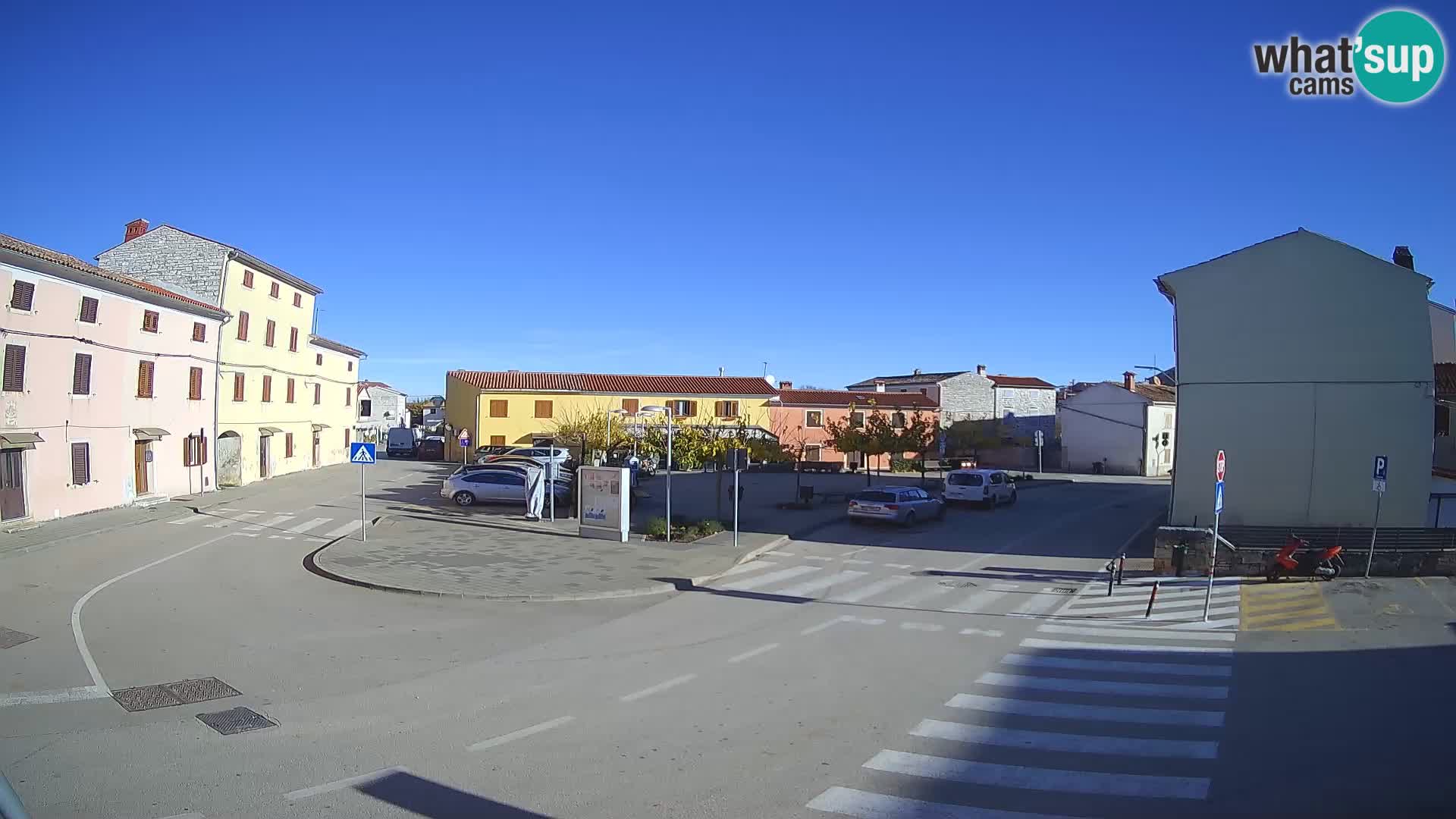 Bale, webcam de la place La Musa – Istrie – Croatie