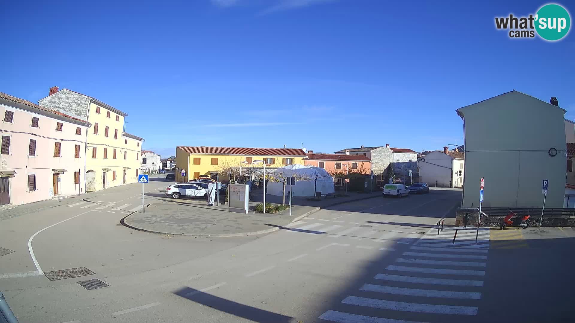 Bale, webcam de la plaza La Musa – Istria – Croacia