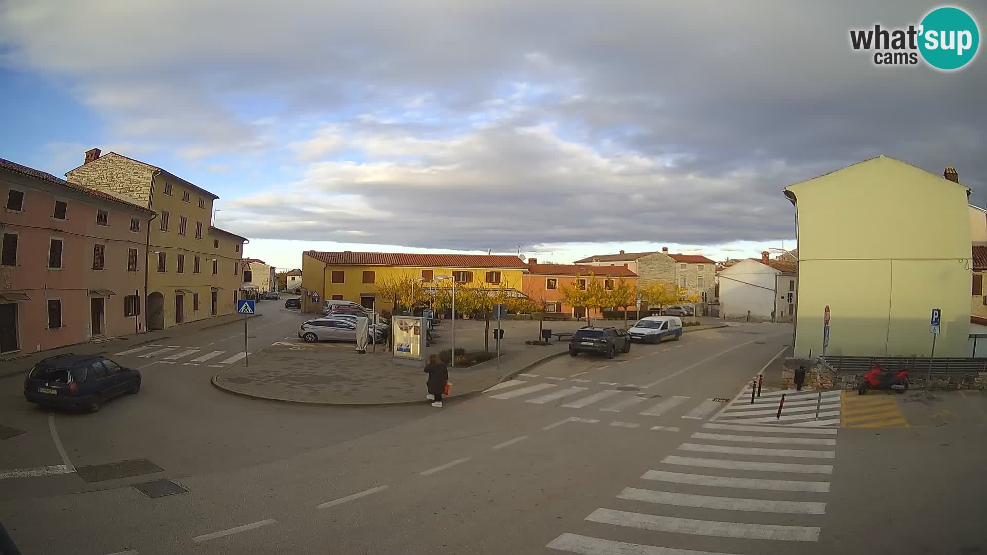 Bale, webcam de la place La Musa – Istrie – Croatie