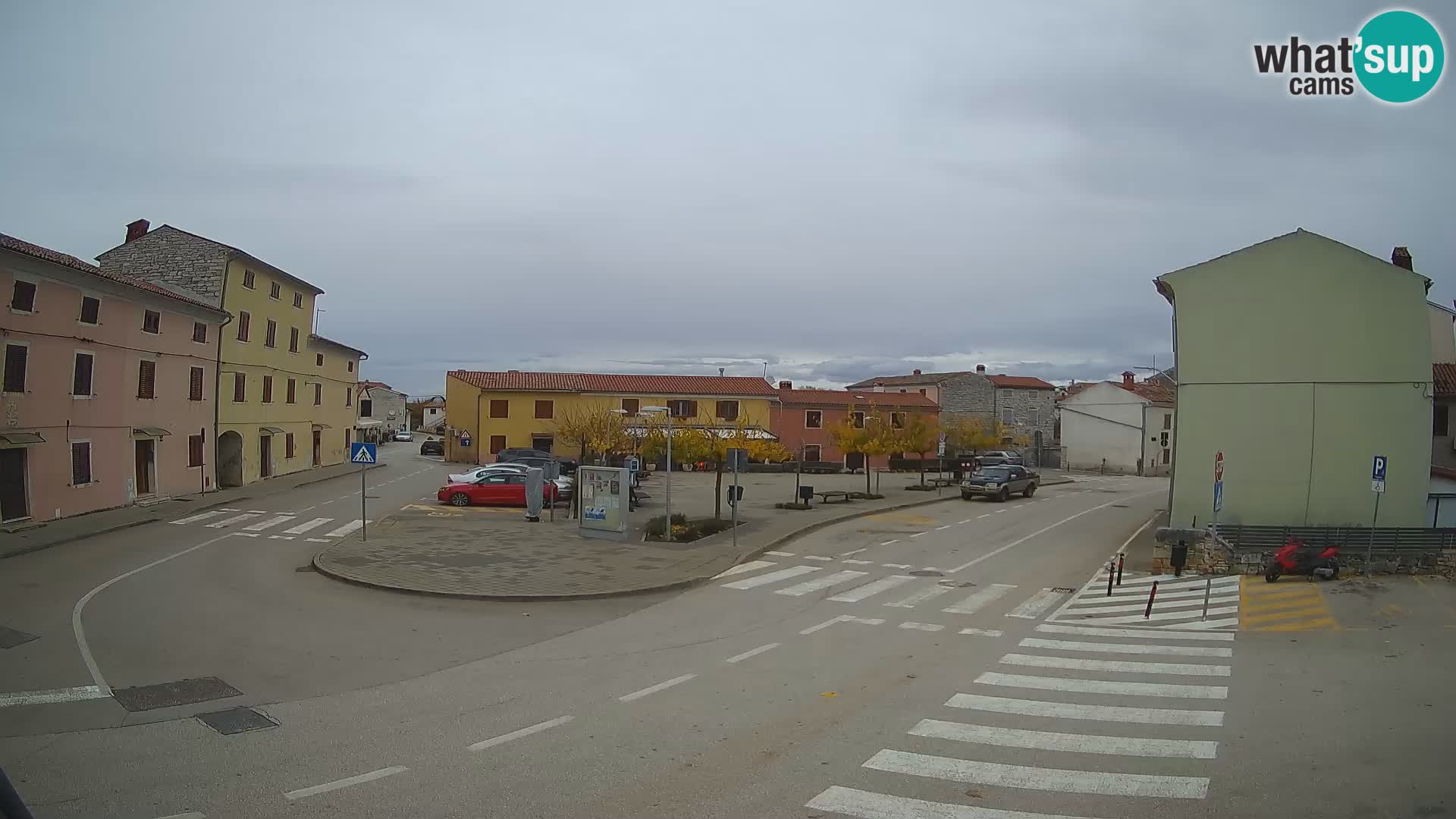 Bale, webcam de la place La Musa – Istrie – Croatie