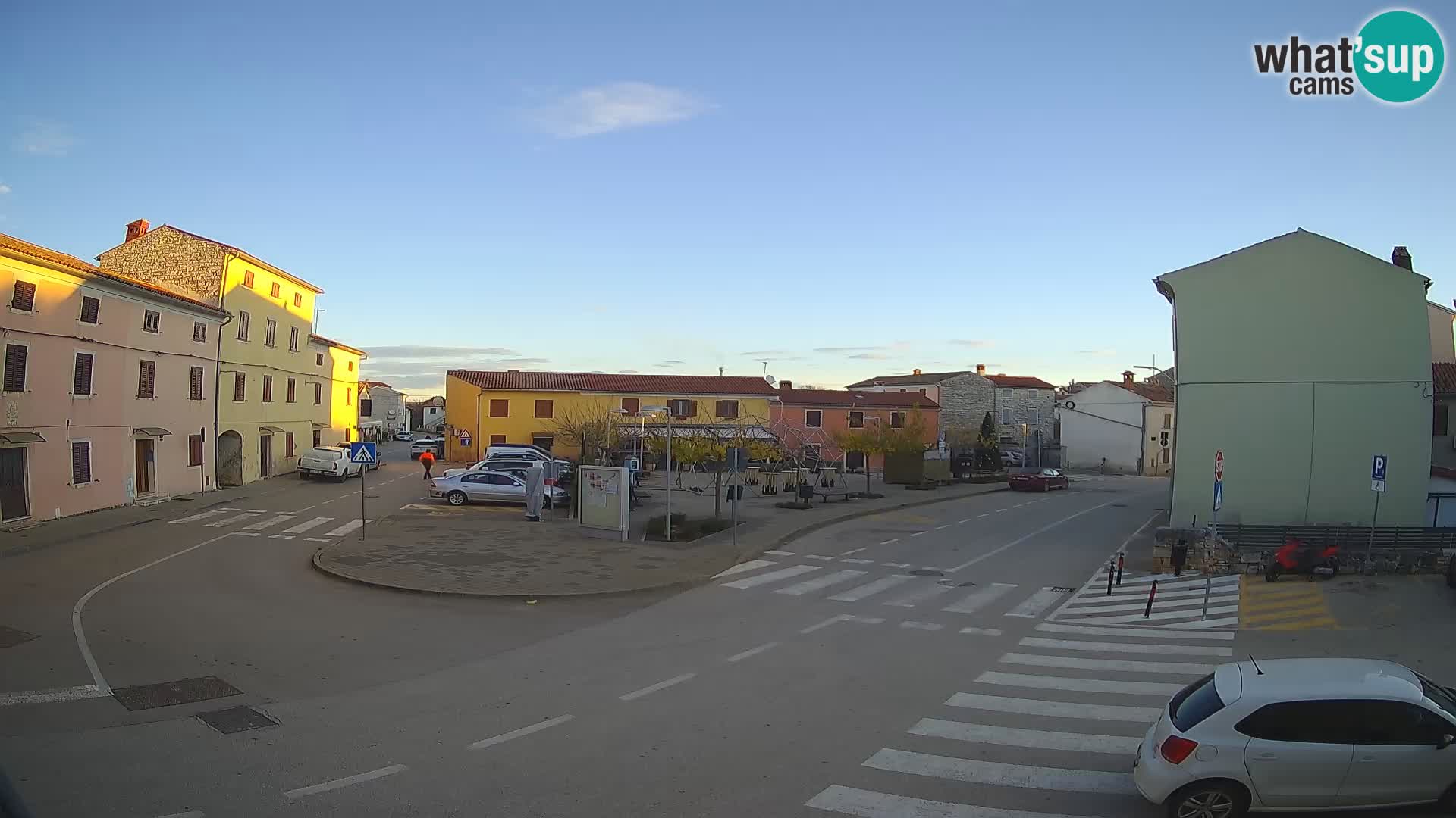 Bale Trg La Musa webcam – Istria – Croatia