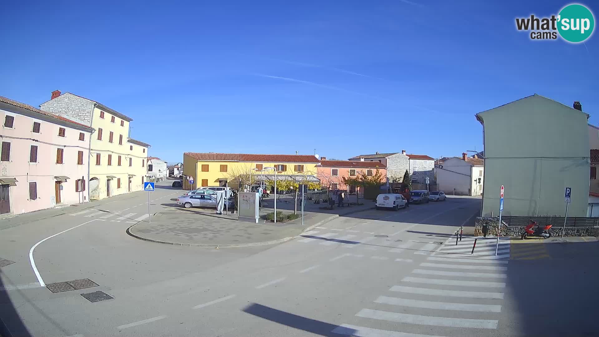 Bale, webcam de la place La Musa – Istrie – Croatie