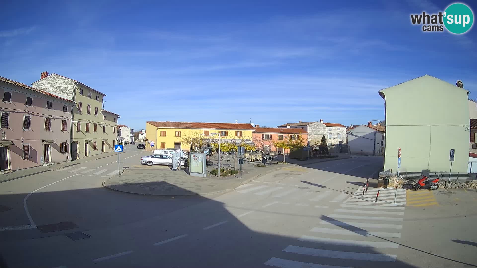 Bale, webcam de la plaza La Musa – Istria – Croacia