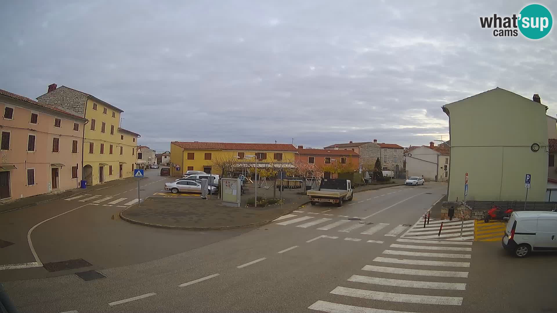 Bale, webcam de la plaza La Musa – Istria – Croacia