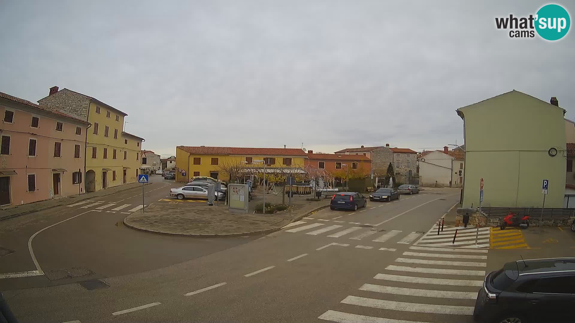 Bale, webcam de la place La Musa – Istrie – Croatie