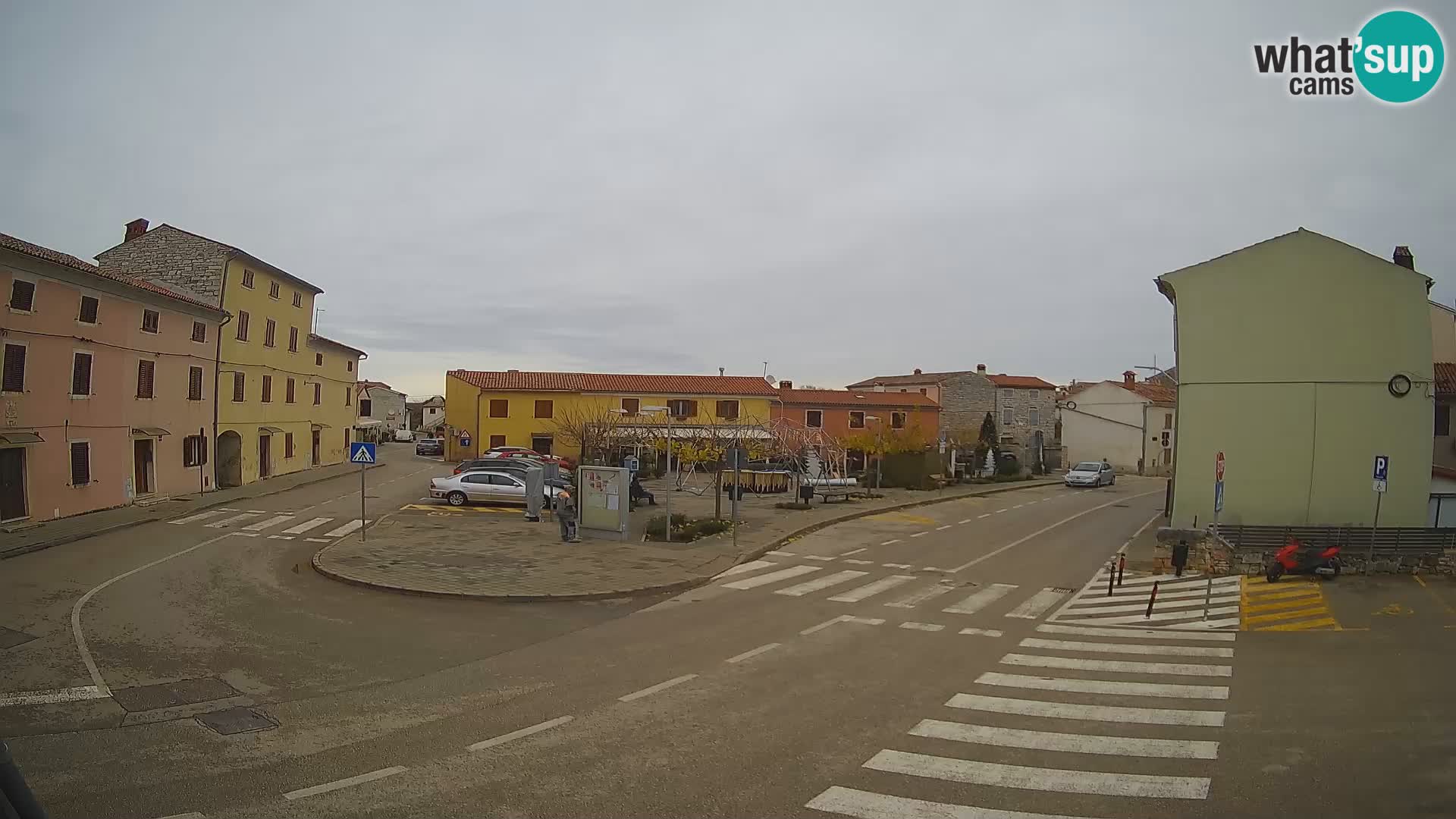 Bale, webcam de la place La Musa – Istrie – Croatie