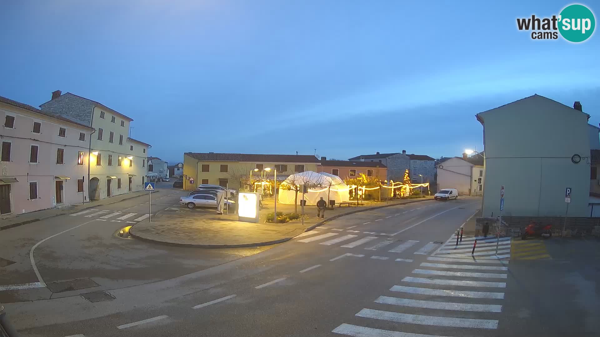 Bale, webcam de la place La Musa – Istrie – Croatie