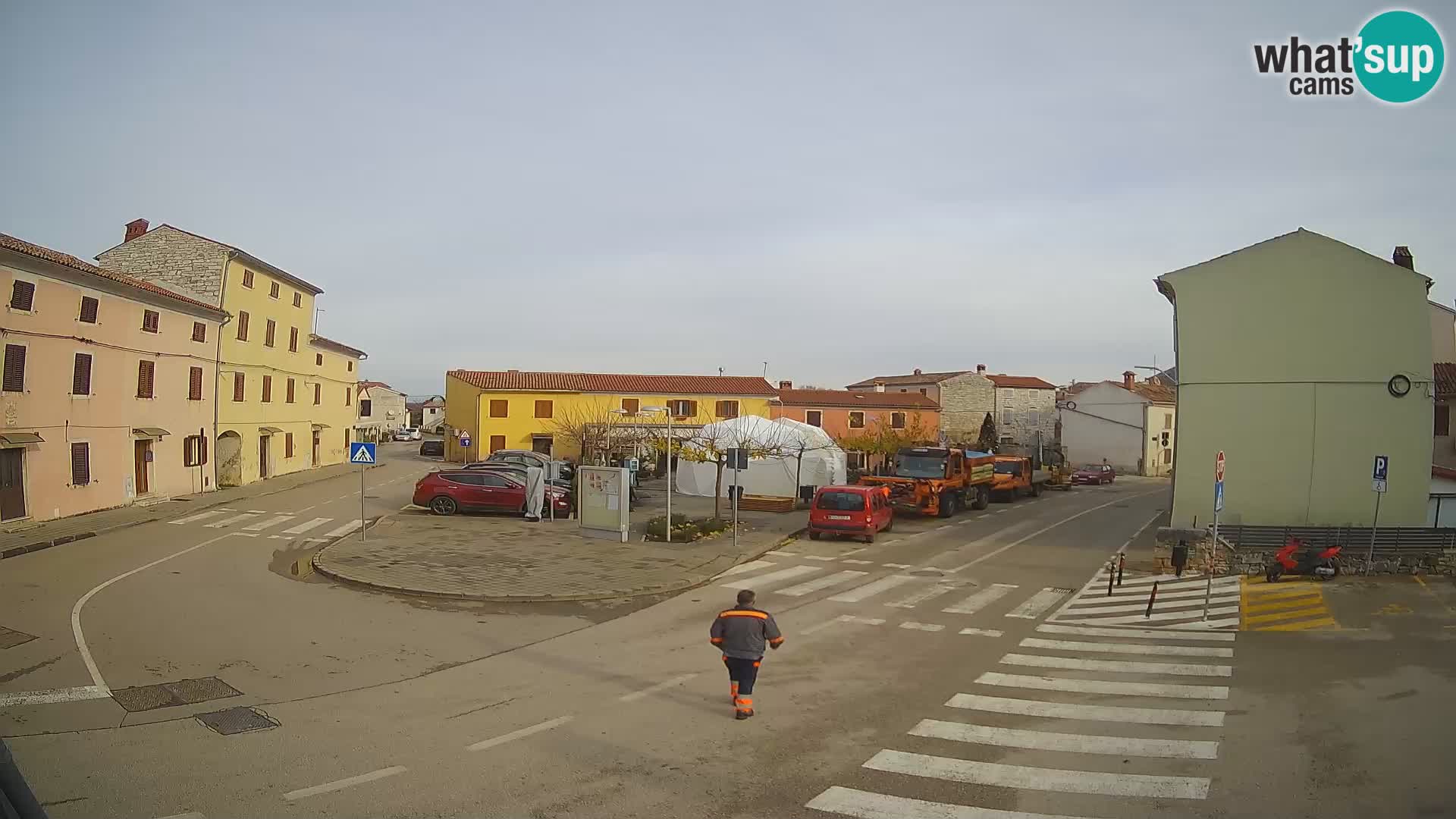 Bale, webcam de la plaza La Musa – Istria – Croacia