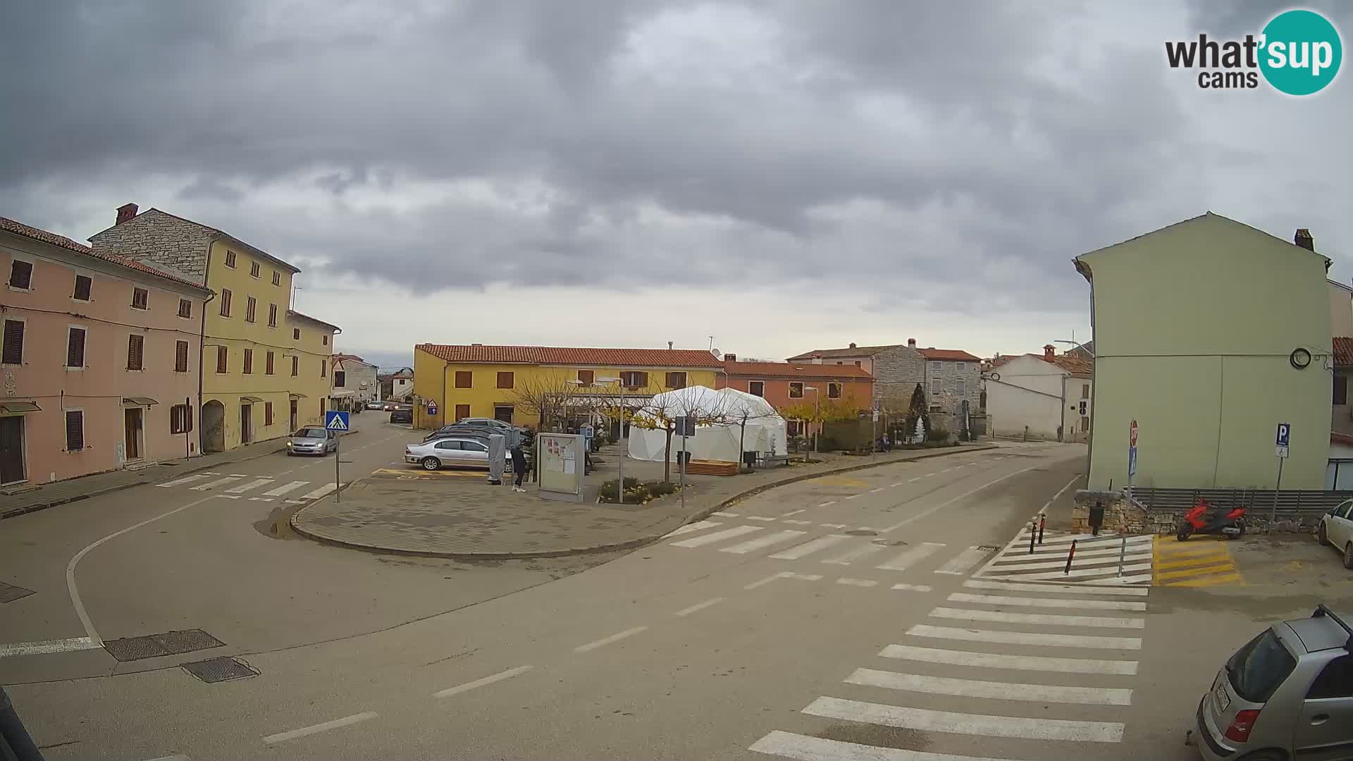 Bale, webcam de la plaza La Musa – Istria – Croacia