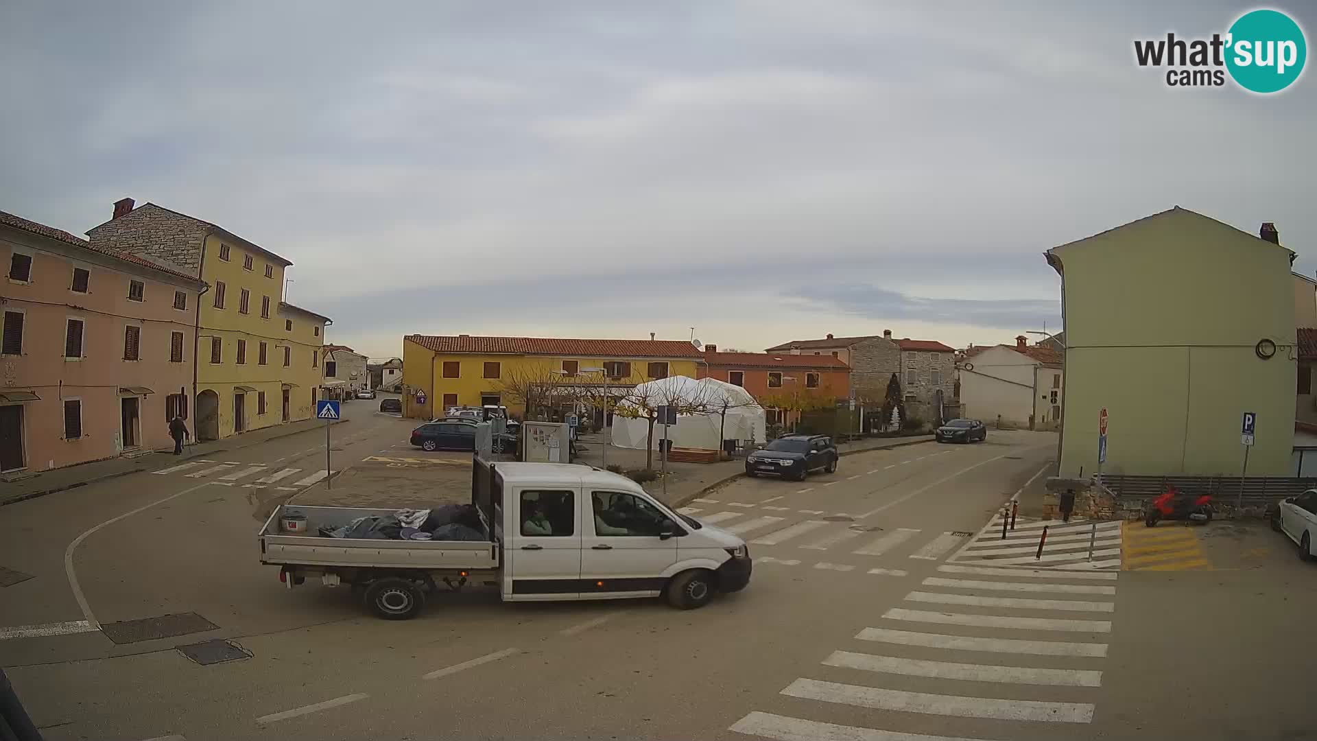 Bale, webcam de la place La Musa – Istrie – Croatie