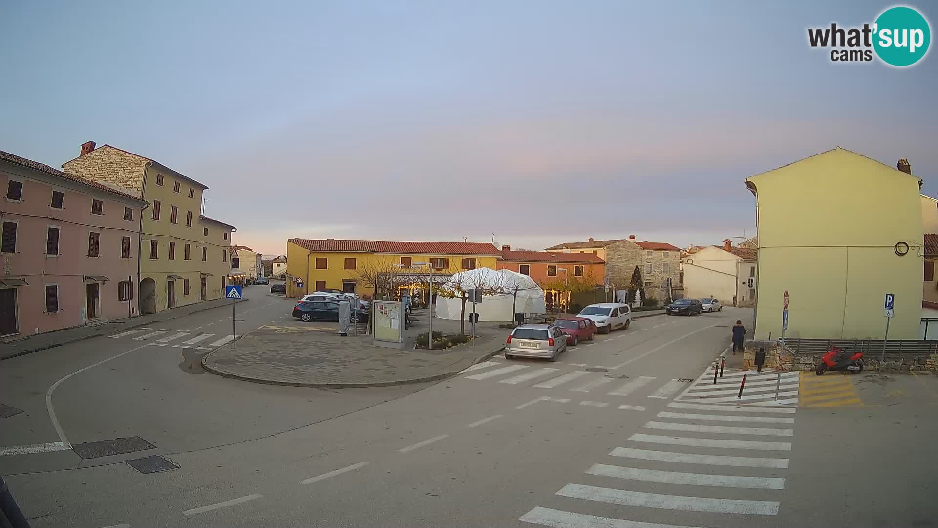 Bale, webcam de la place La Musa – Istrie – Croatie