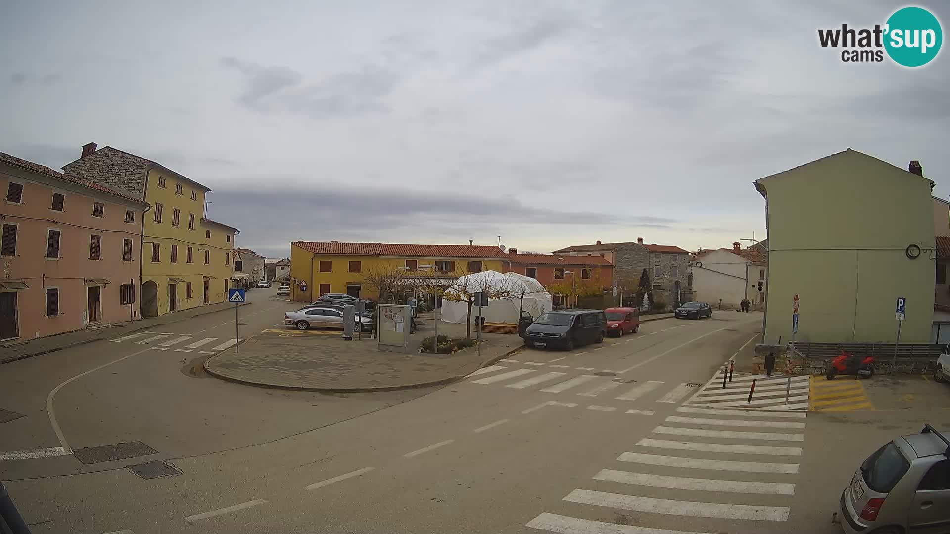 Bale, webcam de la place La Musa – Istrie – Croatie