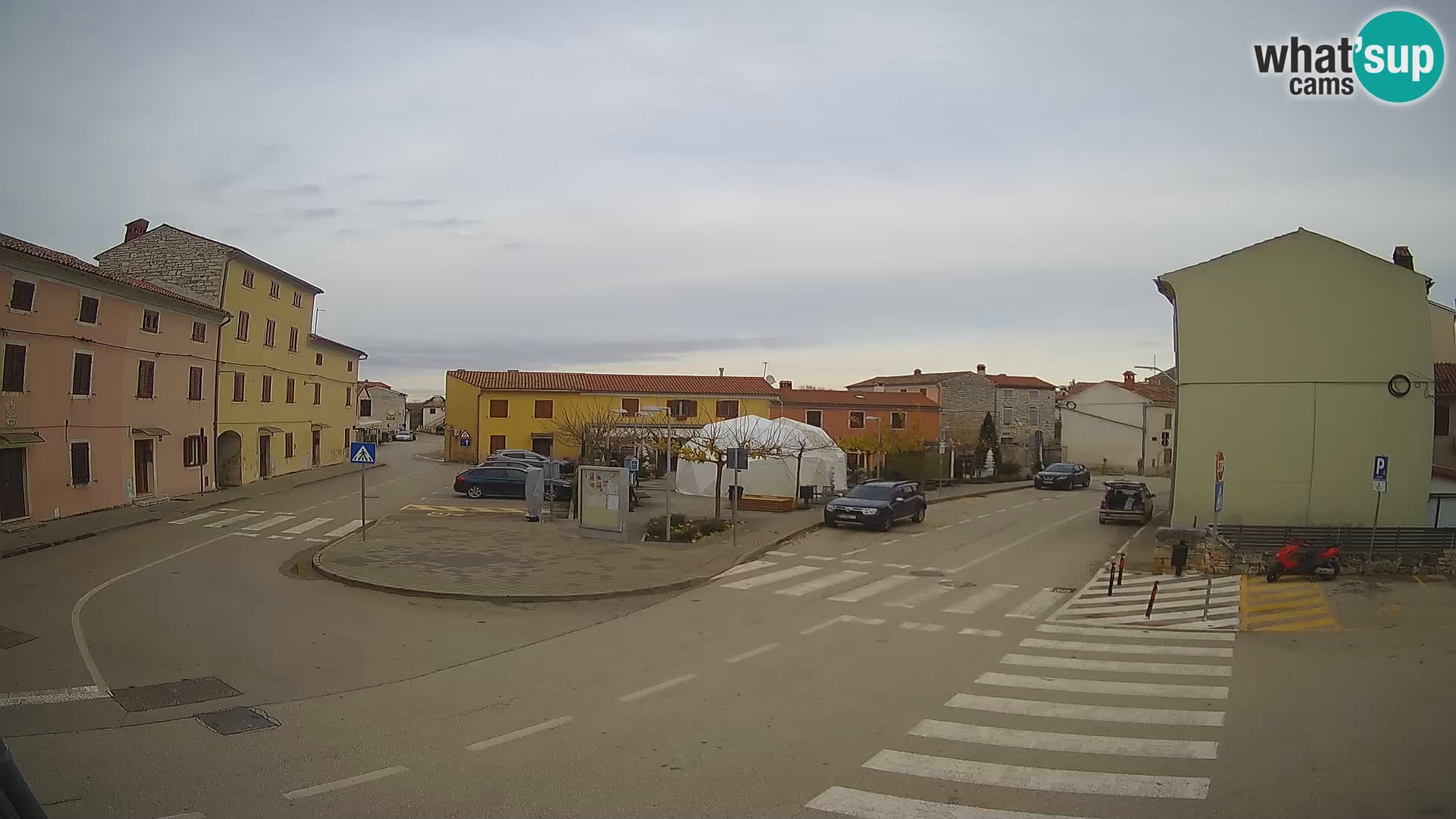 Bale, webcam de la plaza La Musa – Istria – Croacia