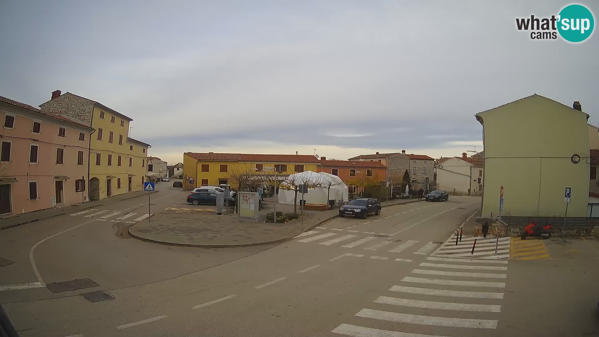 Bale, webcam de la plaza La Musa – Istria – Croacia