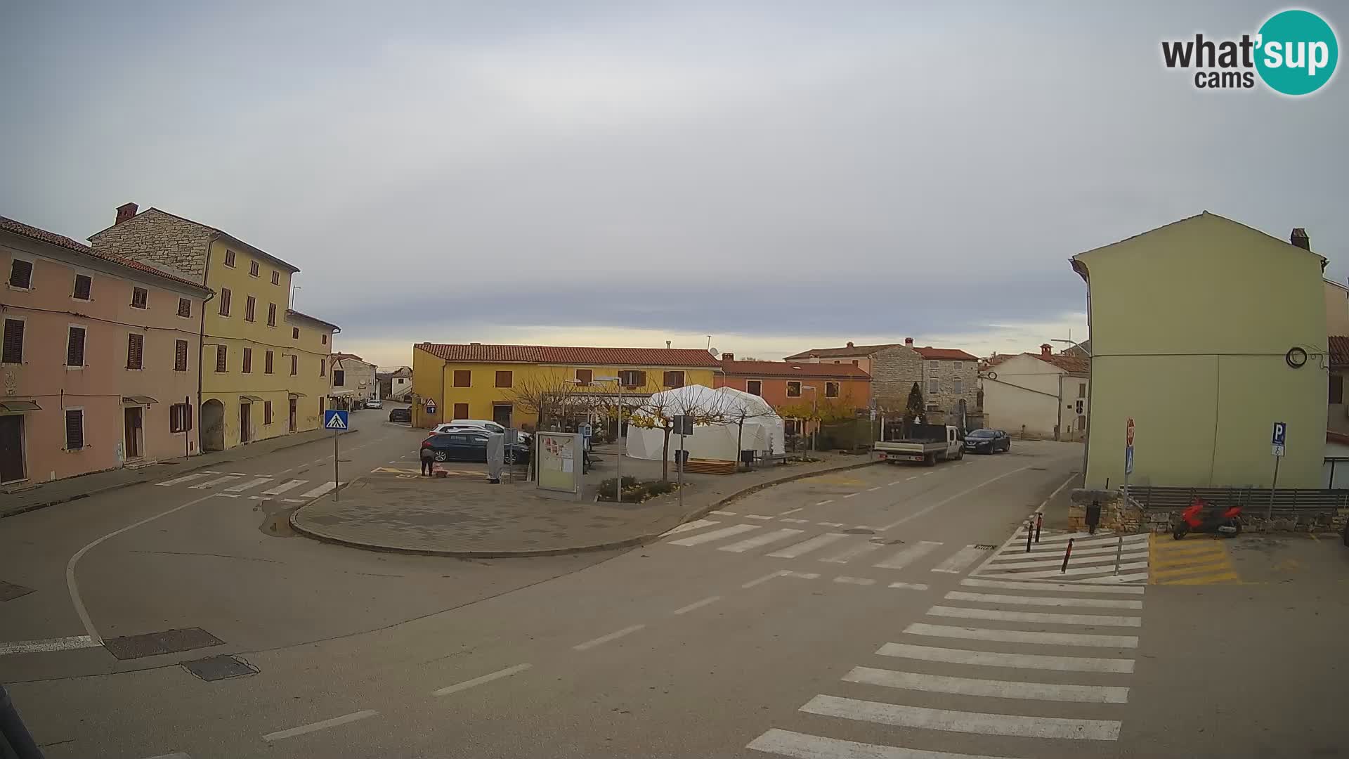 Bale, webcam de la place La Musa – Istrie – Croatie