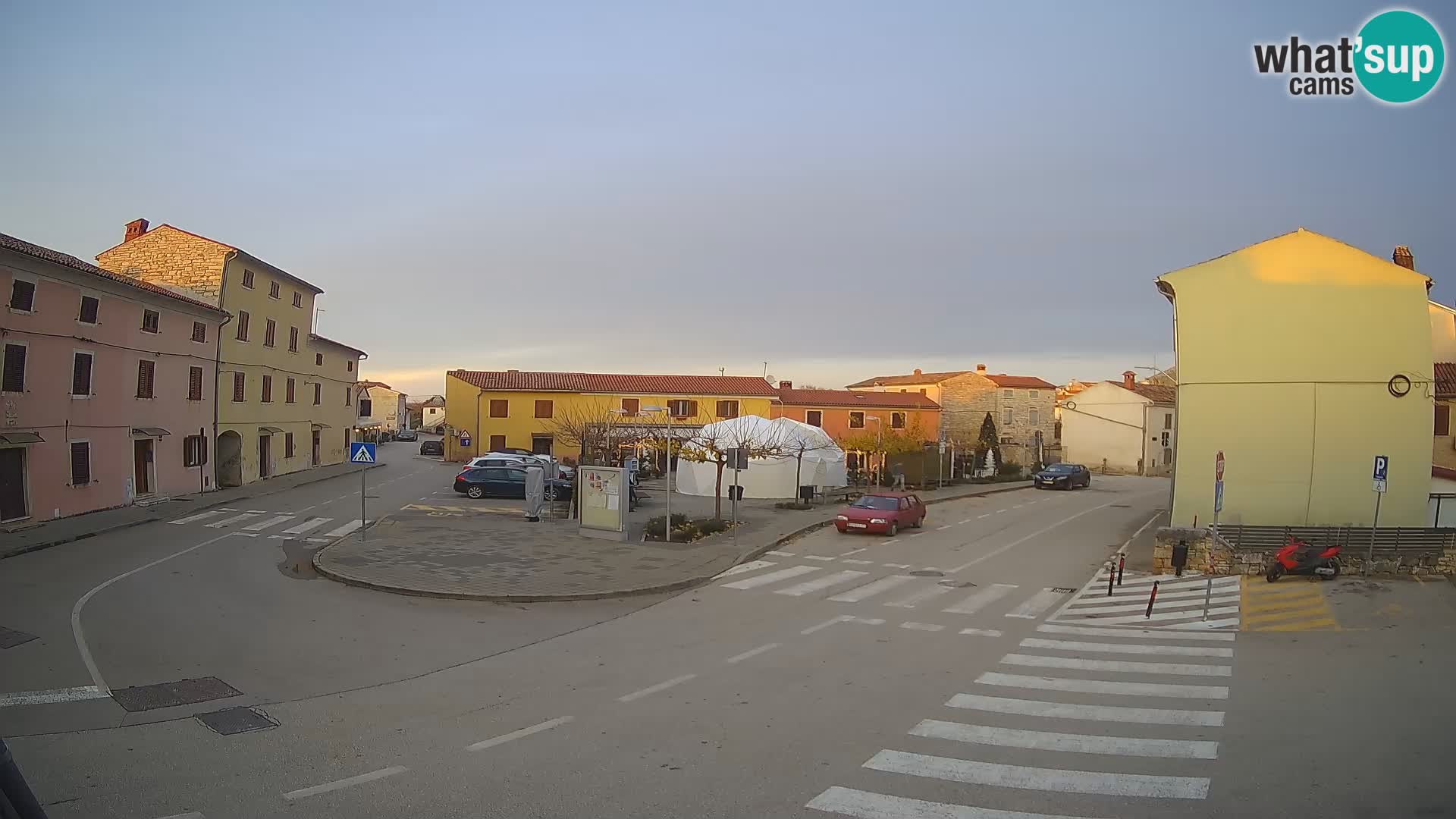 Bale, webcam de la place La Musa – Istrie – Croatie