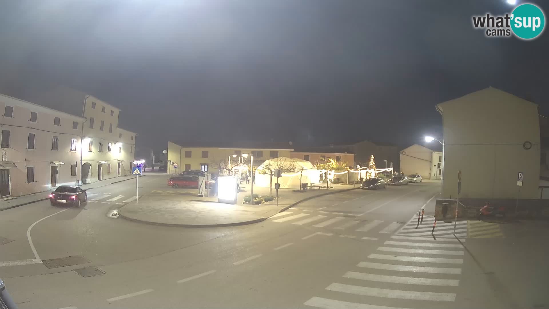 Bale, webcam de la place La Musa – Istrie – Croatie