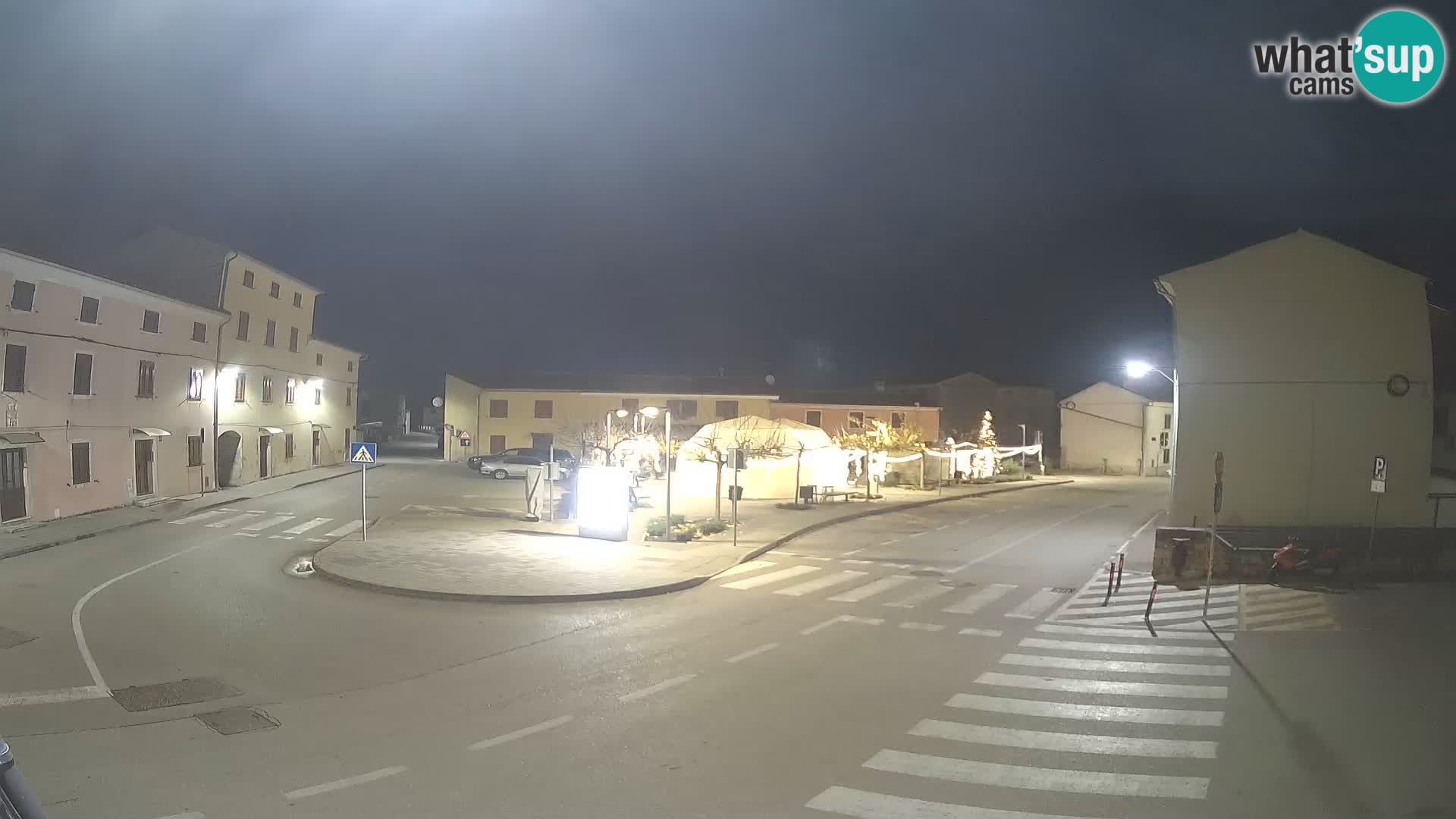 Bale, webcam de la place La Musa – Istrie – Croatie