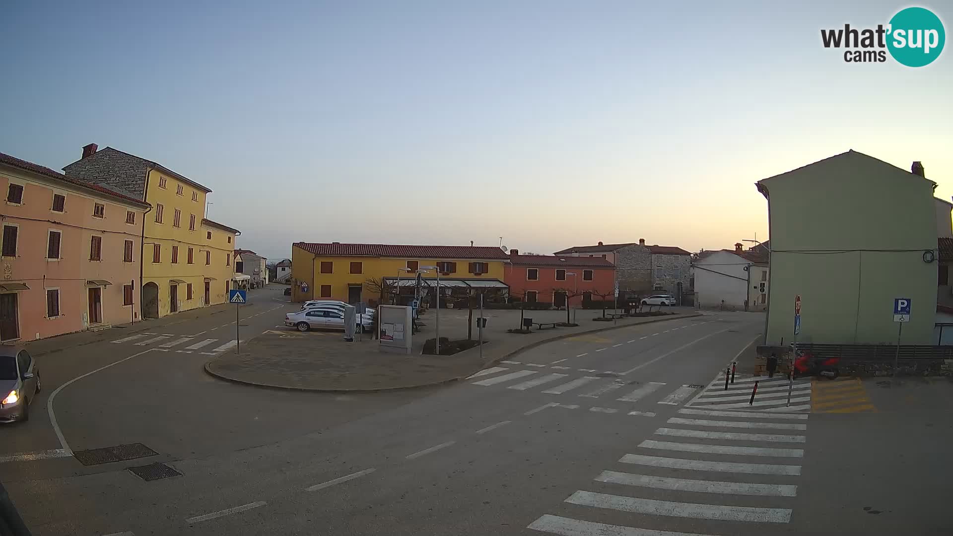 Bale, webcam de la place La Musa – Istrie – Croatie