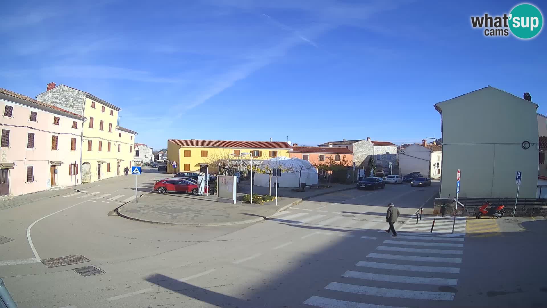 Bale, webcam de la place La Musa – Istrie – Croatie