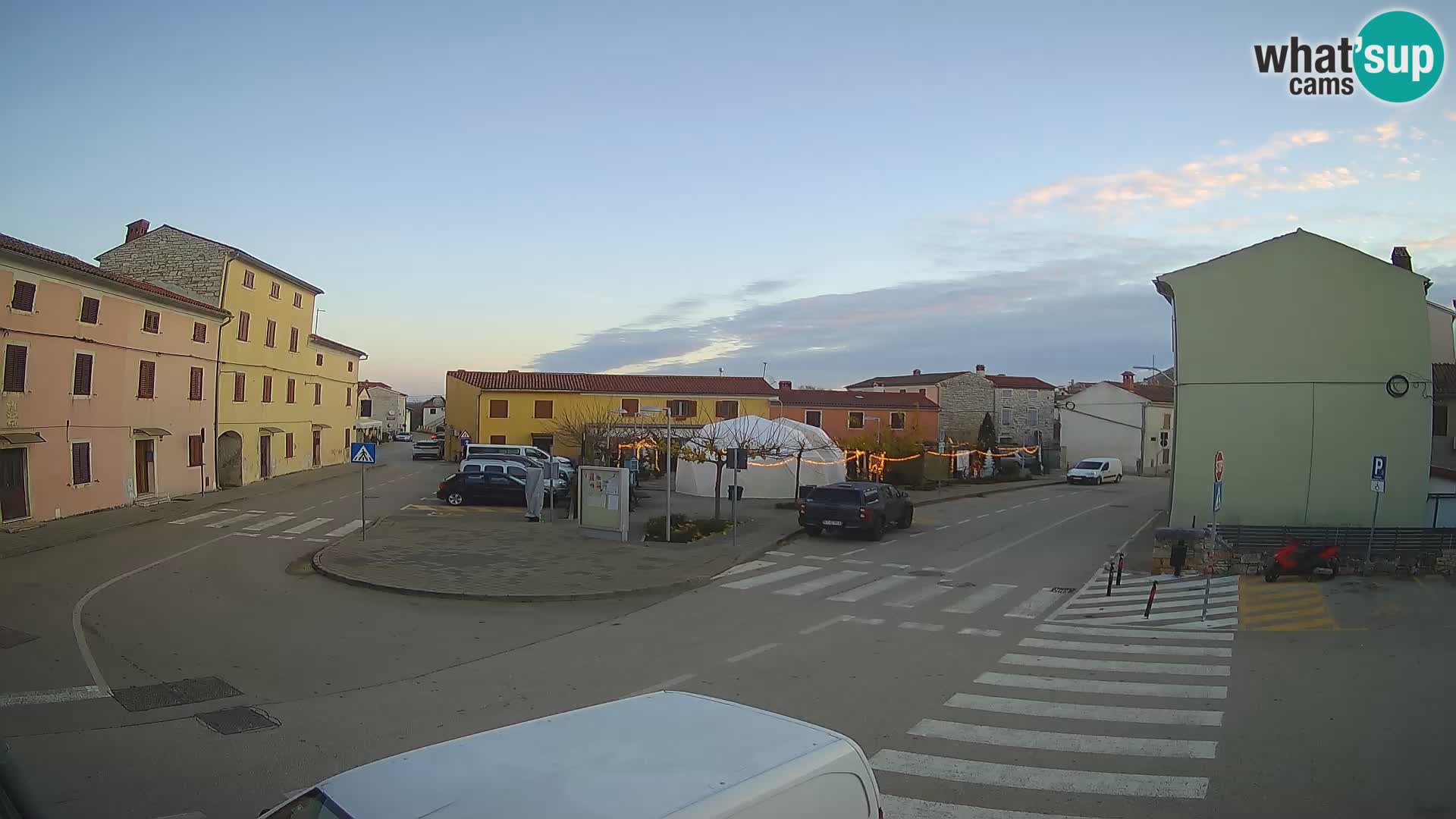 Bale, webcam de la plaza La Musa – Istria – Croacia