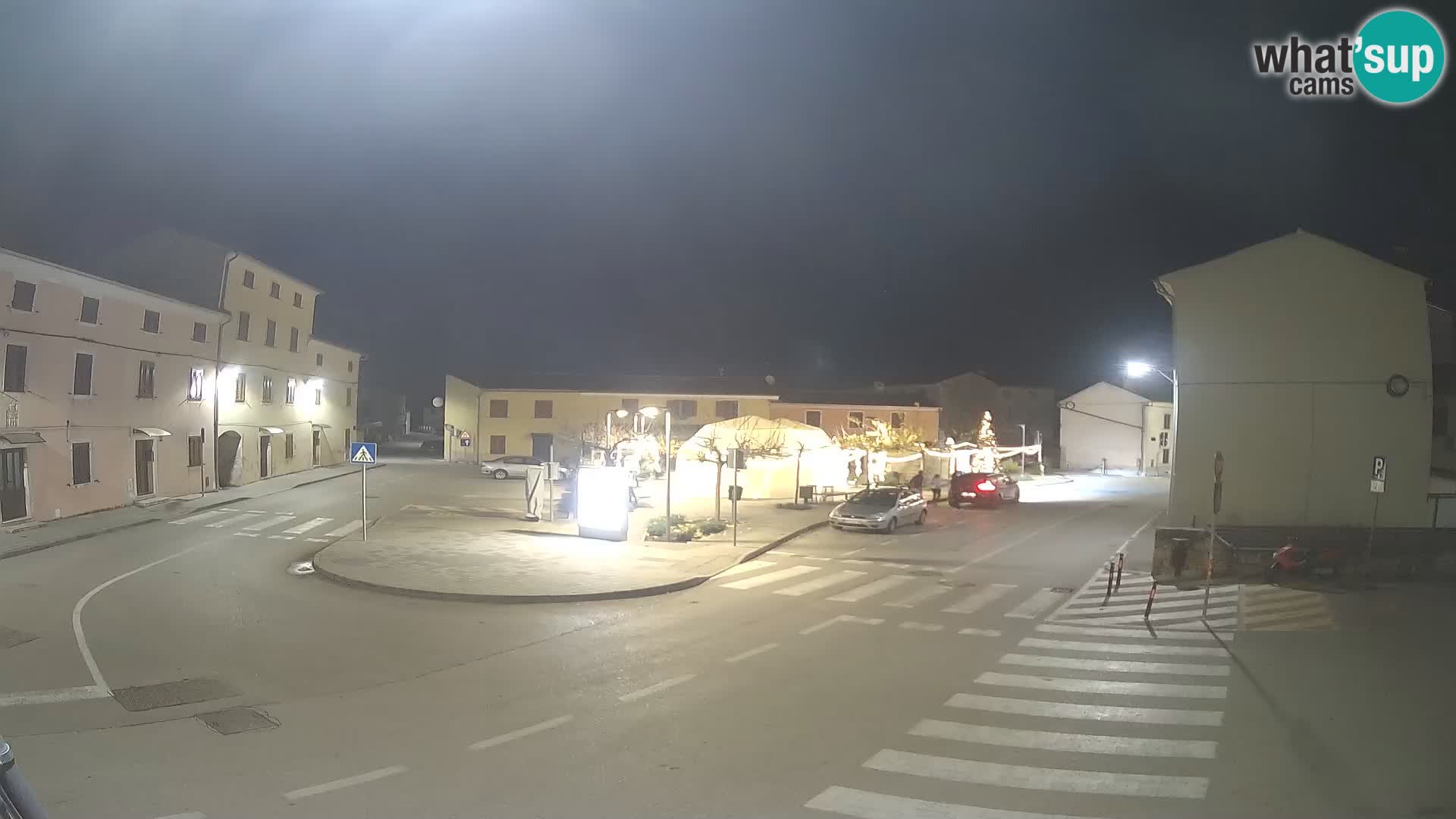 Bale, webcam de la place La Musa – Istrie – Croatie