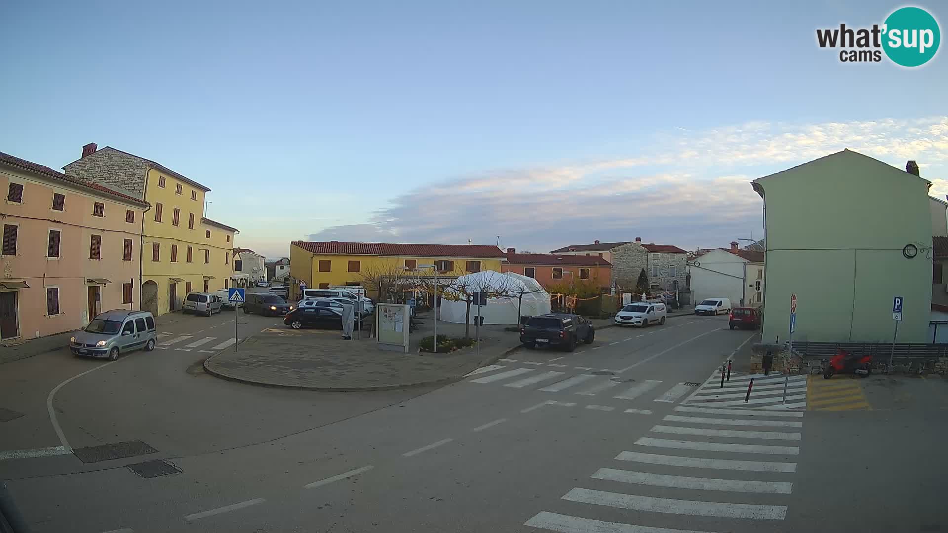 Bale Trg La Musa webcam – Istria – Croatia