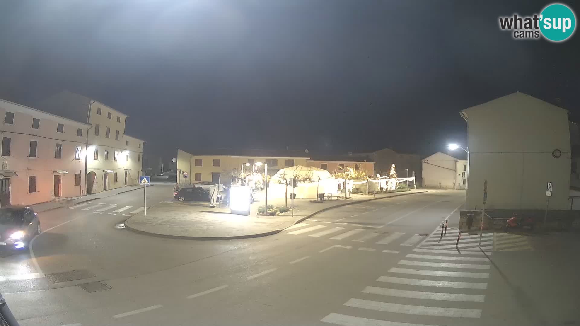 Bale, webcam de la place La Musa – Istrie – Croatie