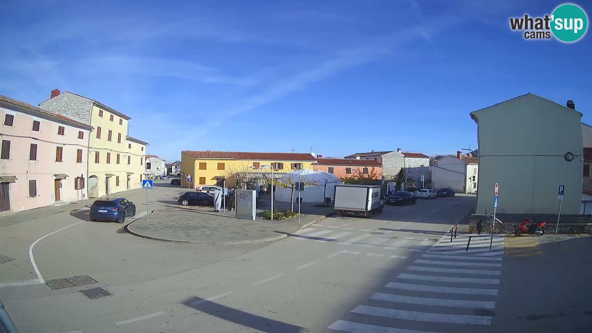 Bale, webcam de la plaza La Musa – Istria – Croacia