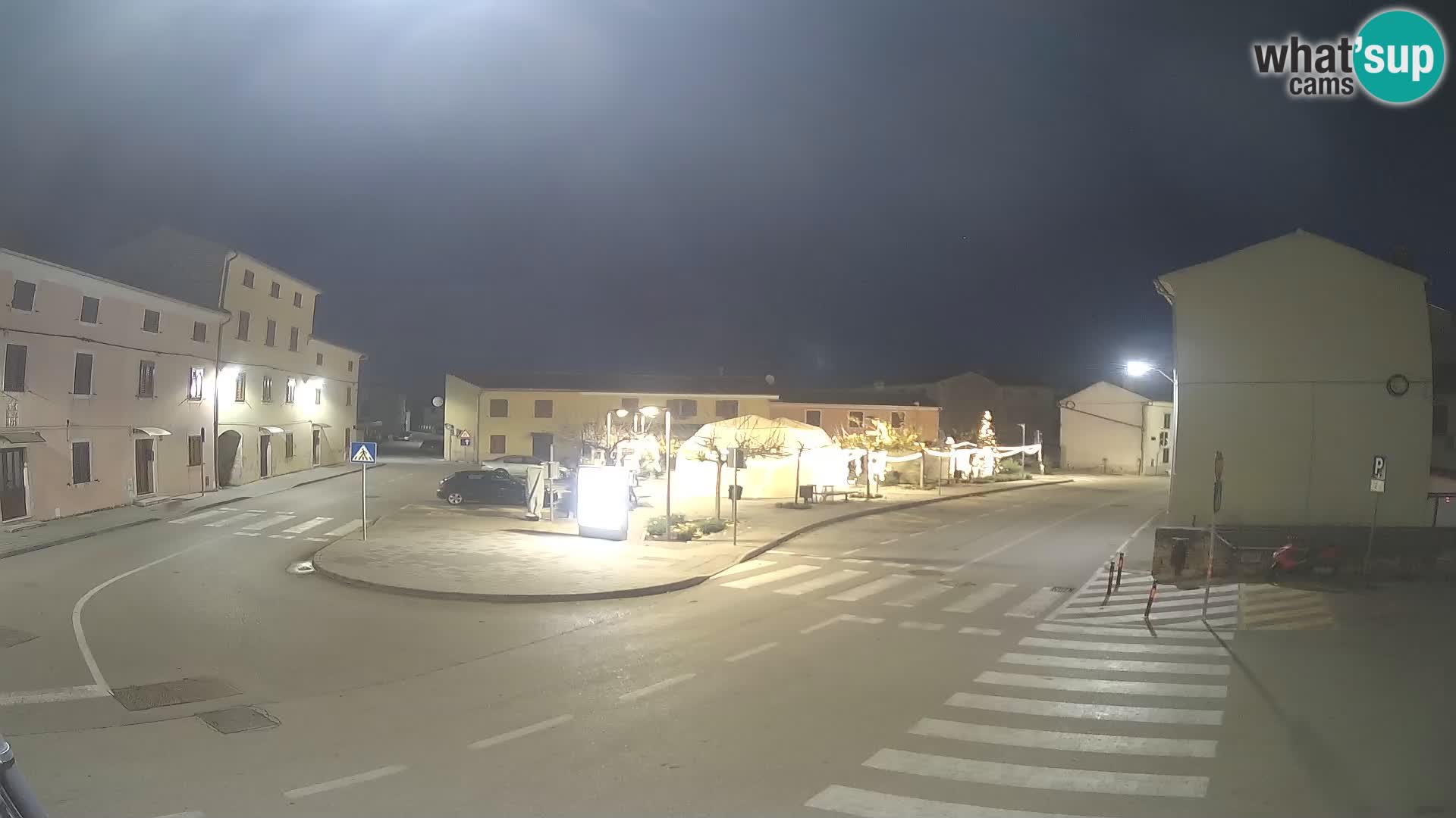 Bale, webcam de la plaza La Musa – Istria – Croacia