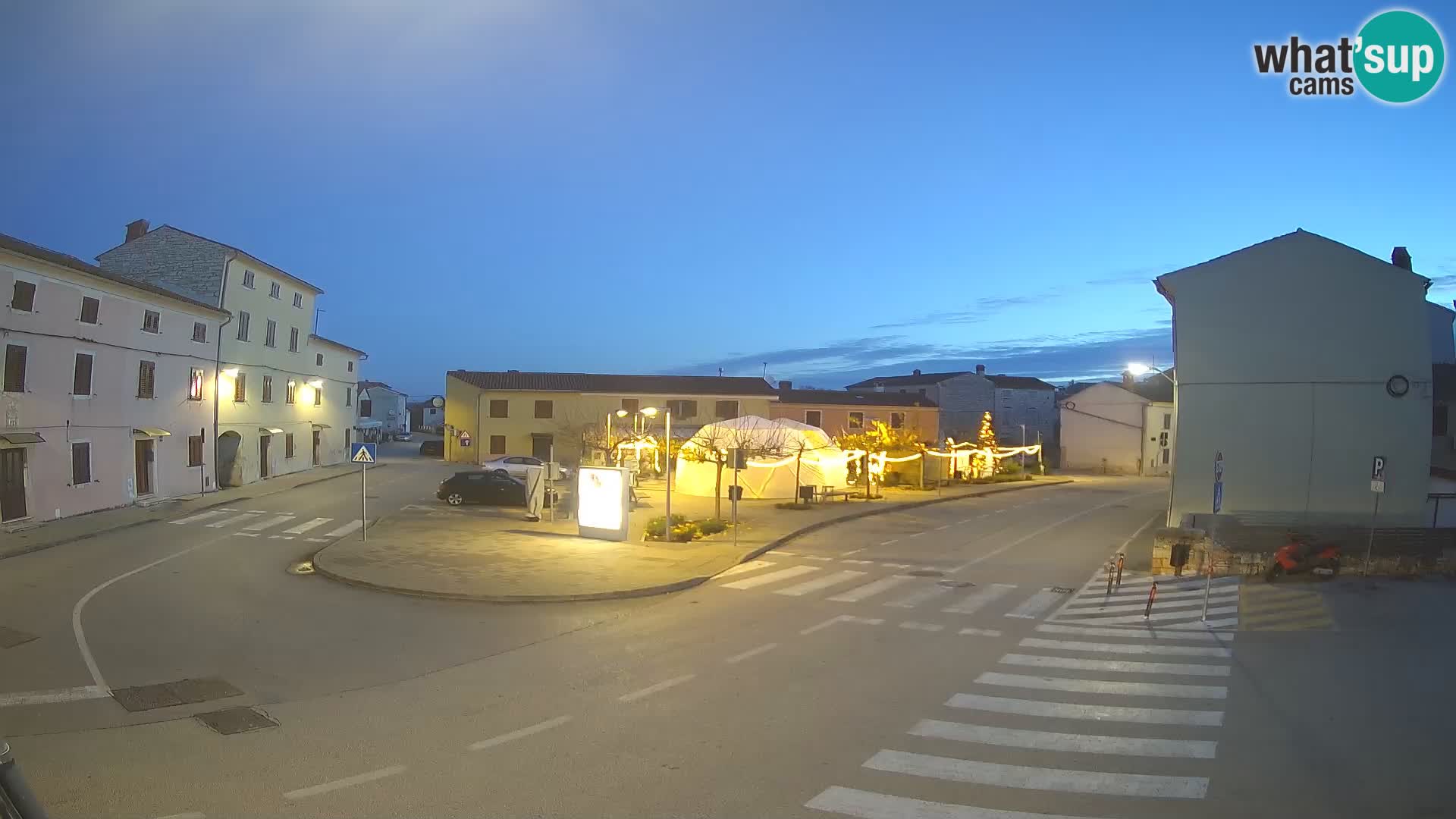 Bale, webcam de la plaza La Musa – Istria – Croacia