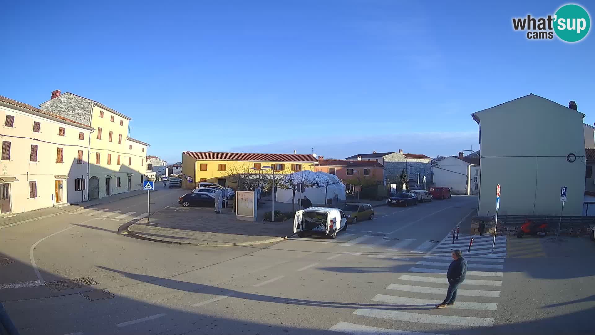 Bale, webcam de la place La Musa – Istrie – Croatie