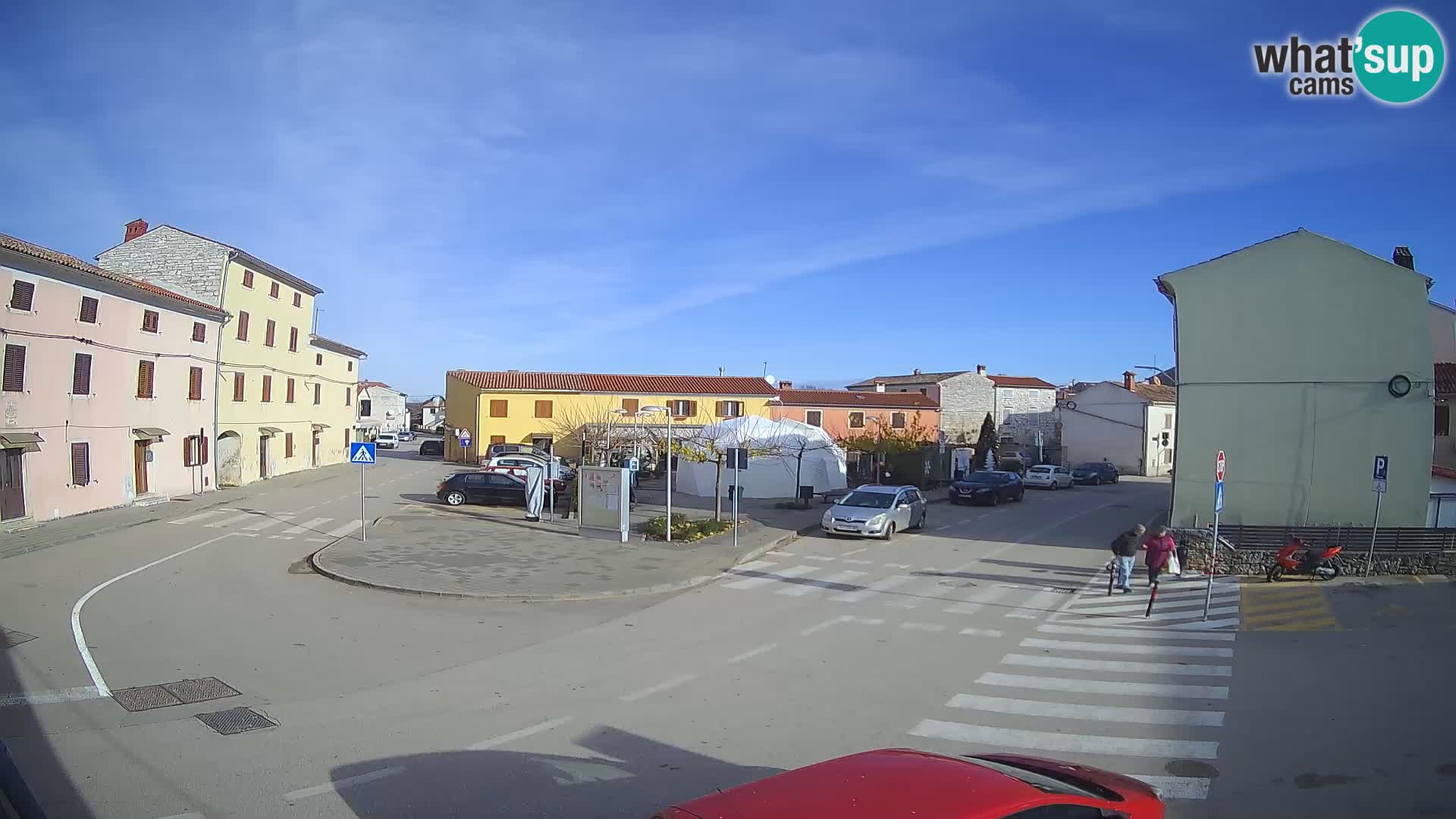 Bale Trg La Musa webcam – Istria – Croatia
