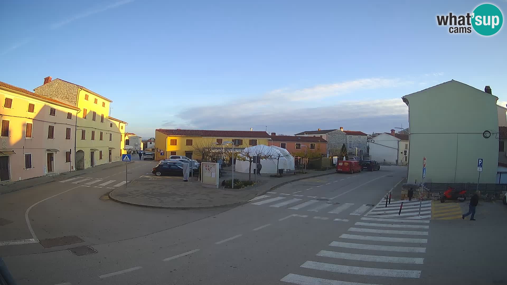 Bale Trg La Musa webcam – Istria – Croatia