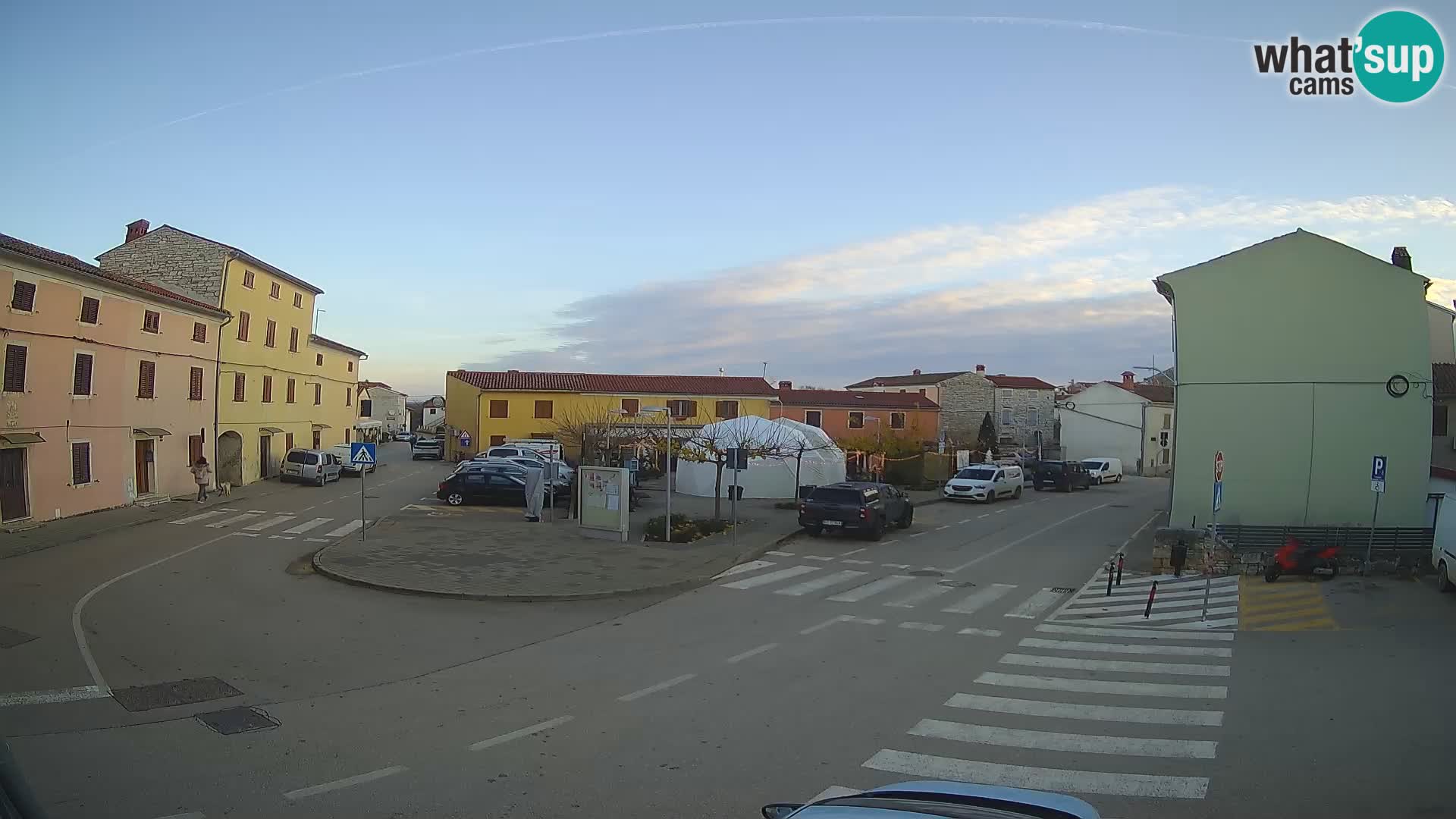 Bale, webcam de la plaza La Musa – Istria – Croacia