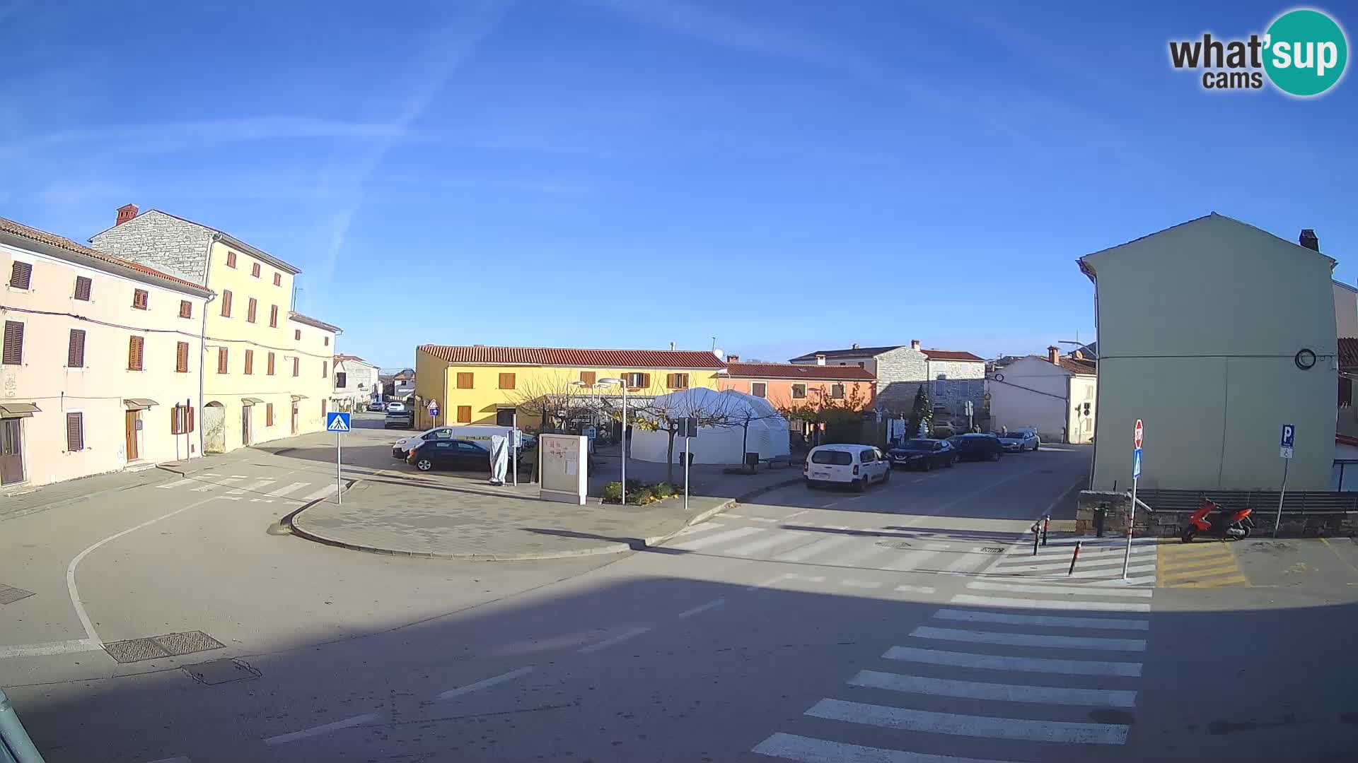 Bale, webcam de la plaza La Musa – Istria – Croacia