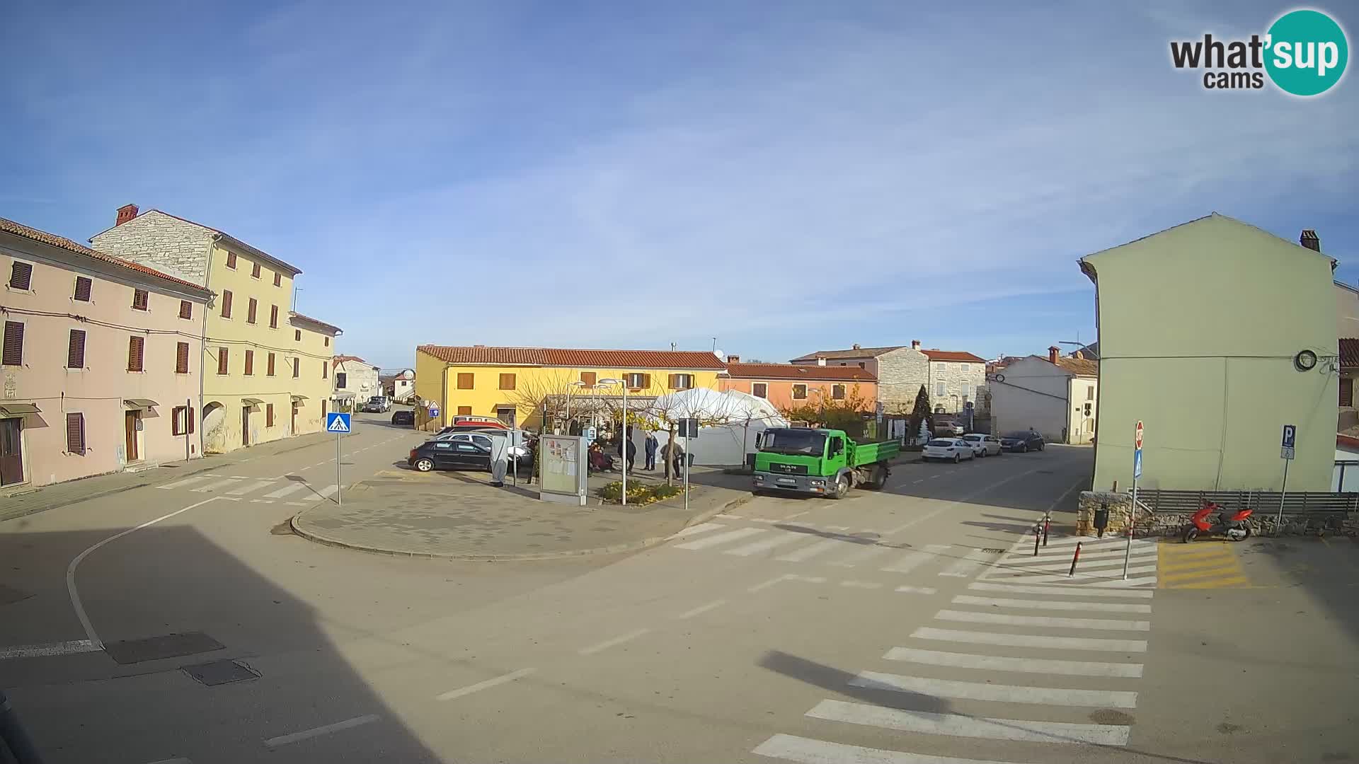 Bale Trg La Musa spletna kamera – Istra – Hrvaška