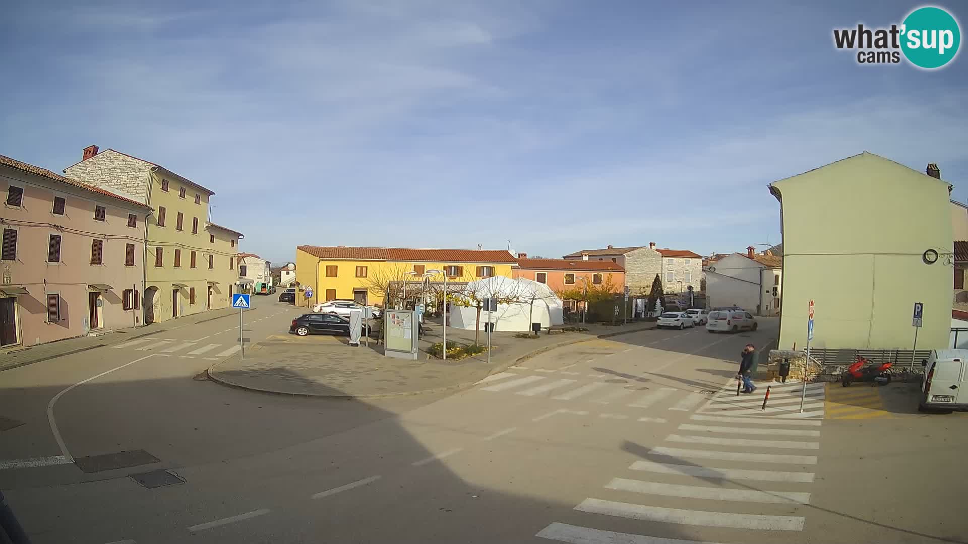 Bale, webcam de la plaza La Musa – Istria – Croacia