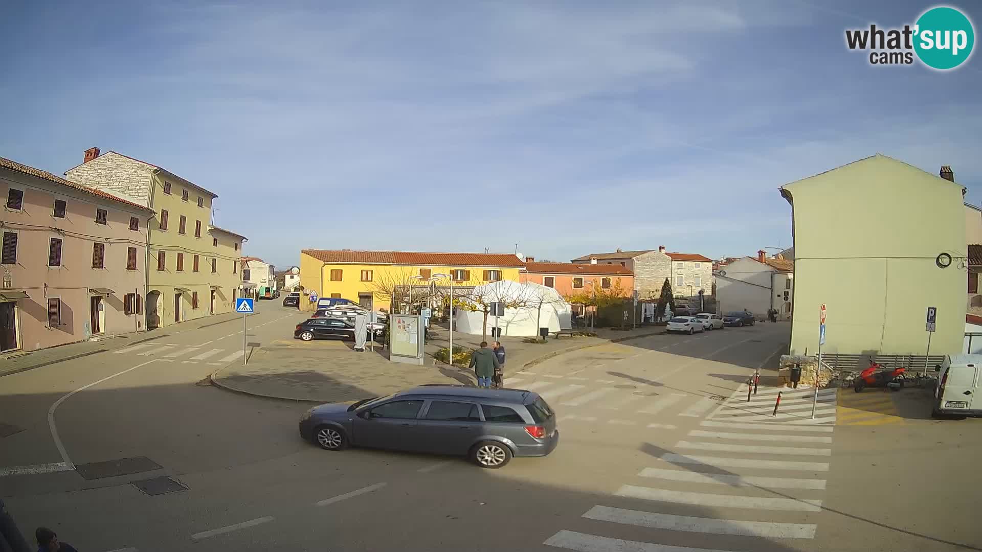 Bale, webcam de la plaza La Musa – Istria – Croacia