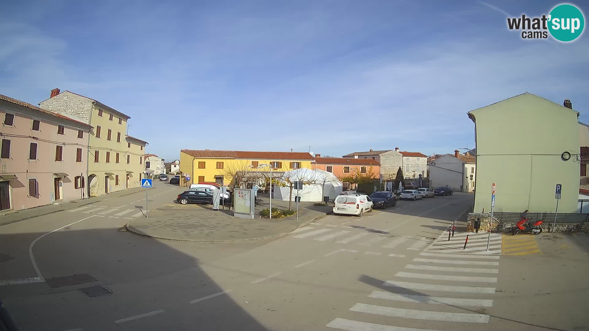 Bale, webcam de la plaza La Musa – Istria – Croacia