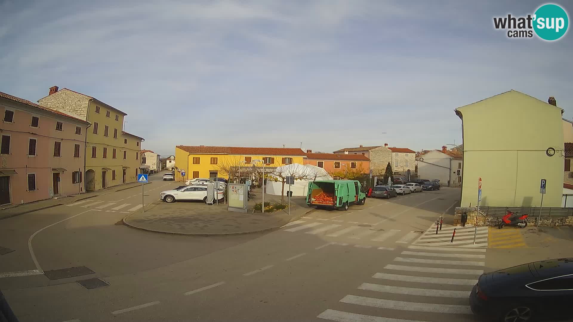 Bale, webcam de la plaza La Musa – Istria – Croacia