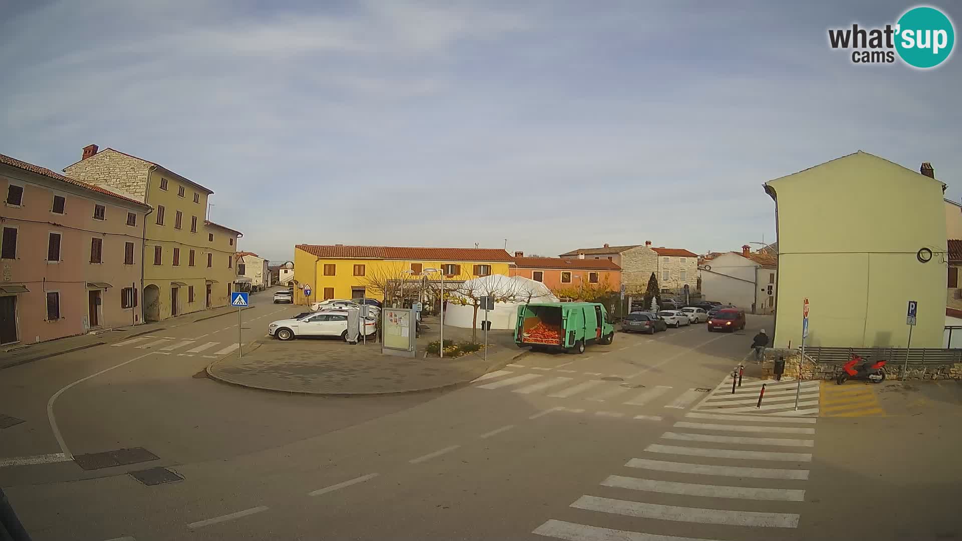 Bale, webcam de la plaza La Musa – Istria – Croacia