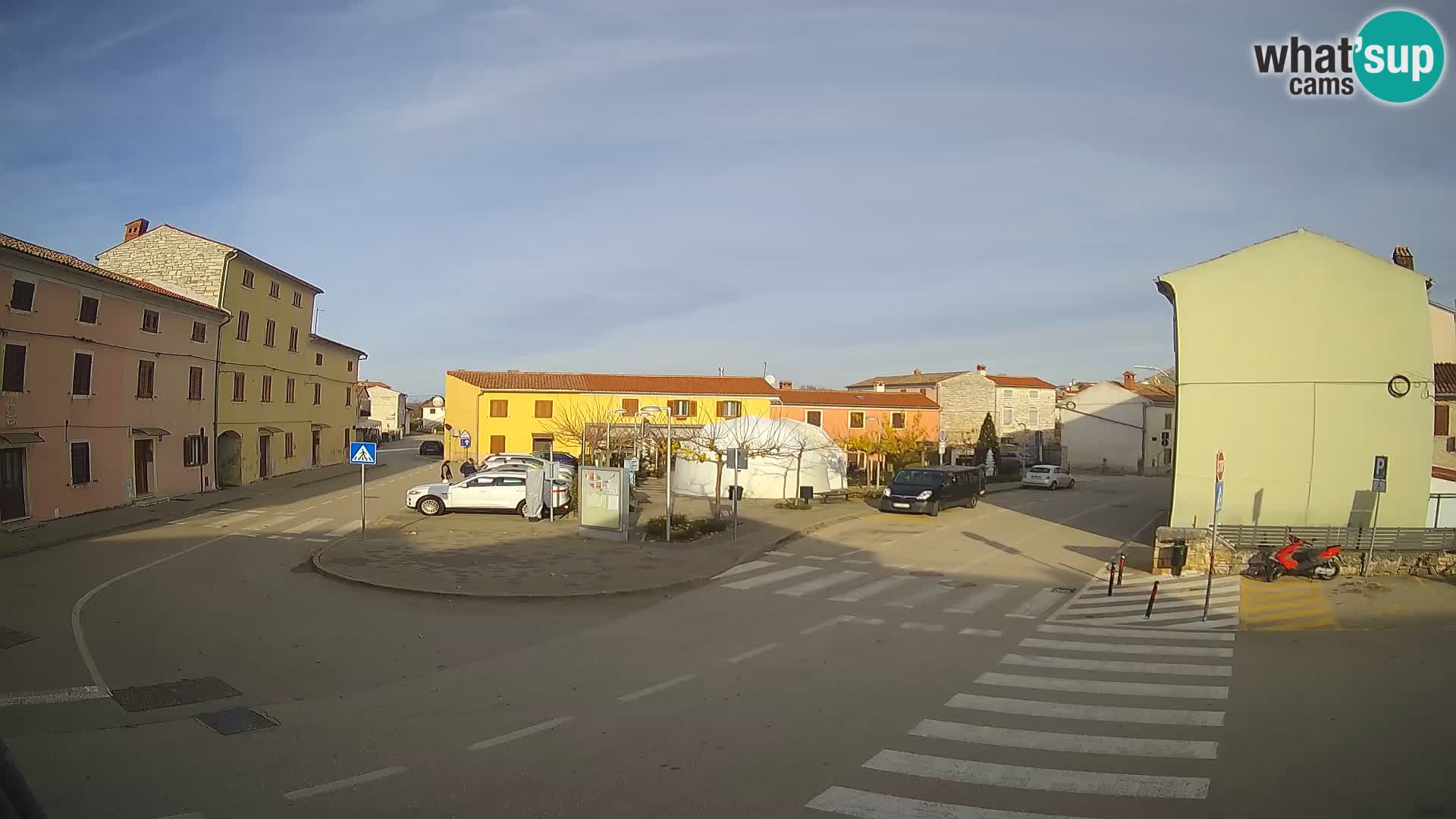 Bale, webcam de la plaza La Musa – Istria – Croacia