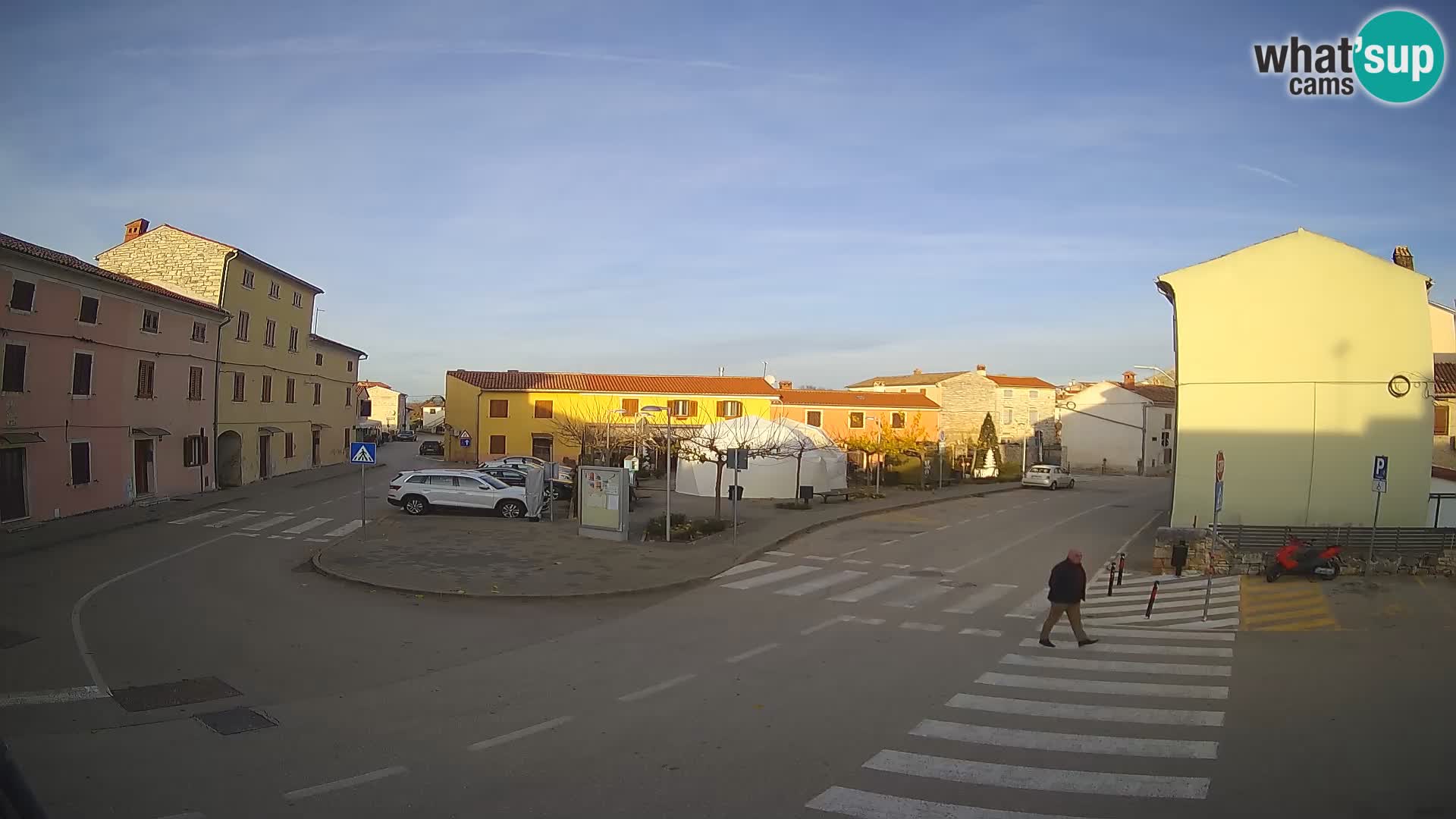 Bale, webcam de la plaza La Musa – Istria – Croacia