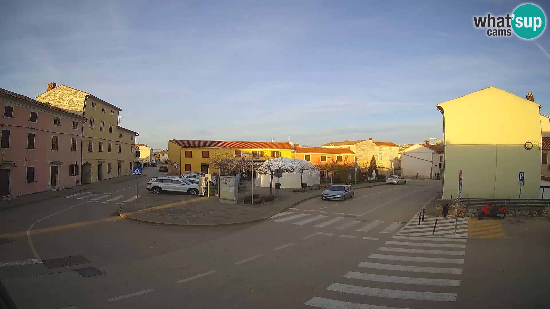 Bale, webcam de la plaza La Musa – Istria – Croacia