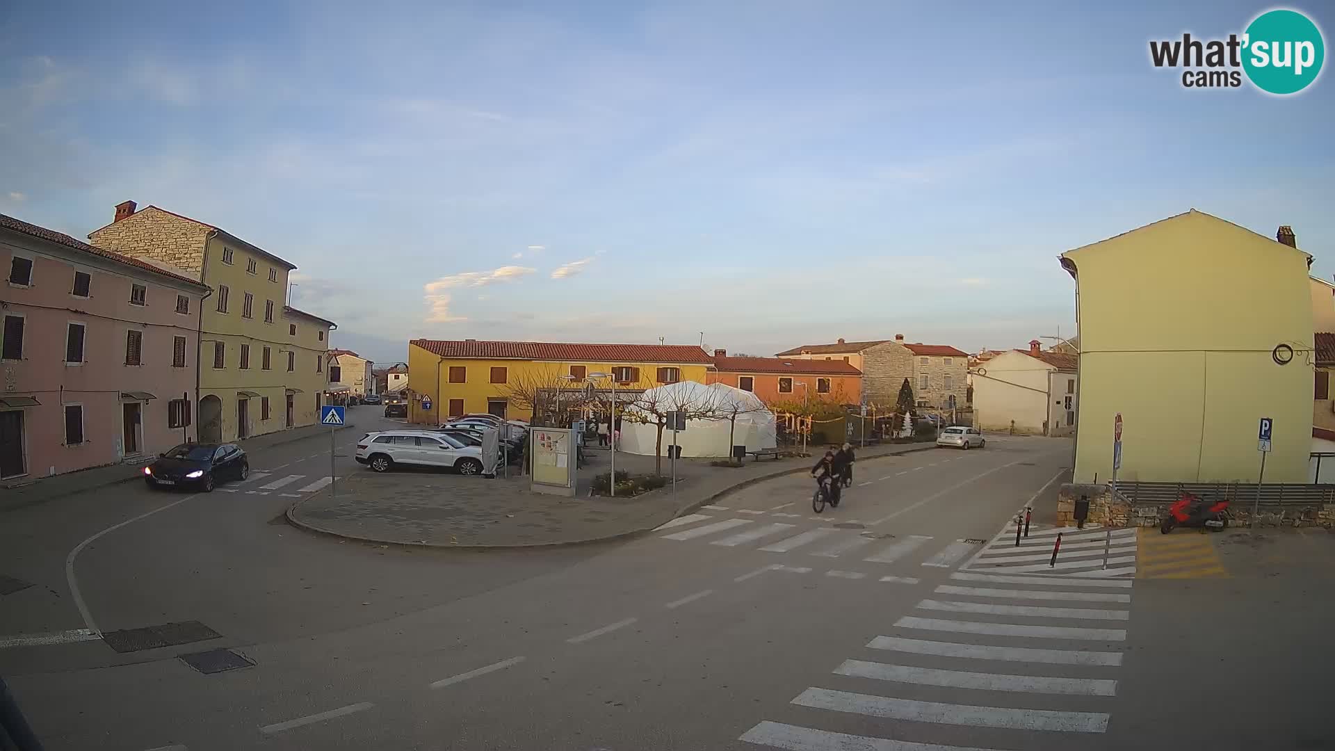 Bale, webcam de la place La Musa – Istrie – Croatie