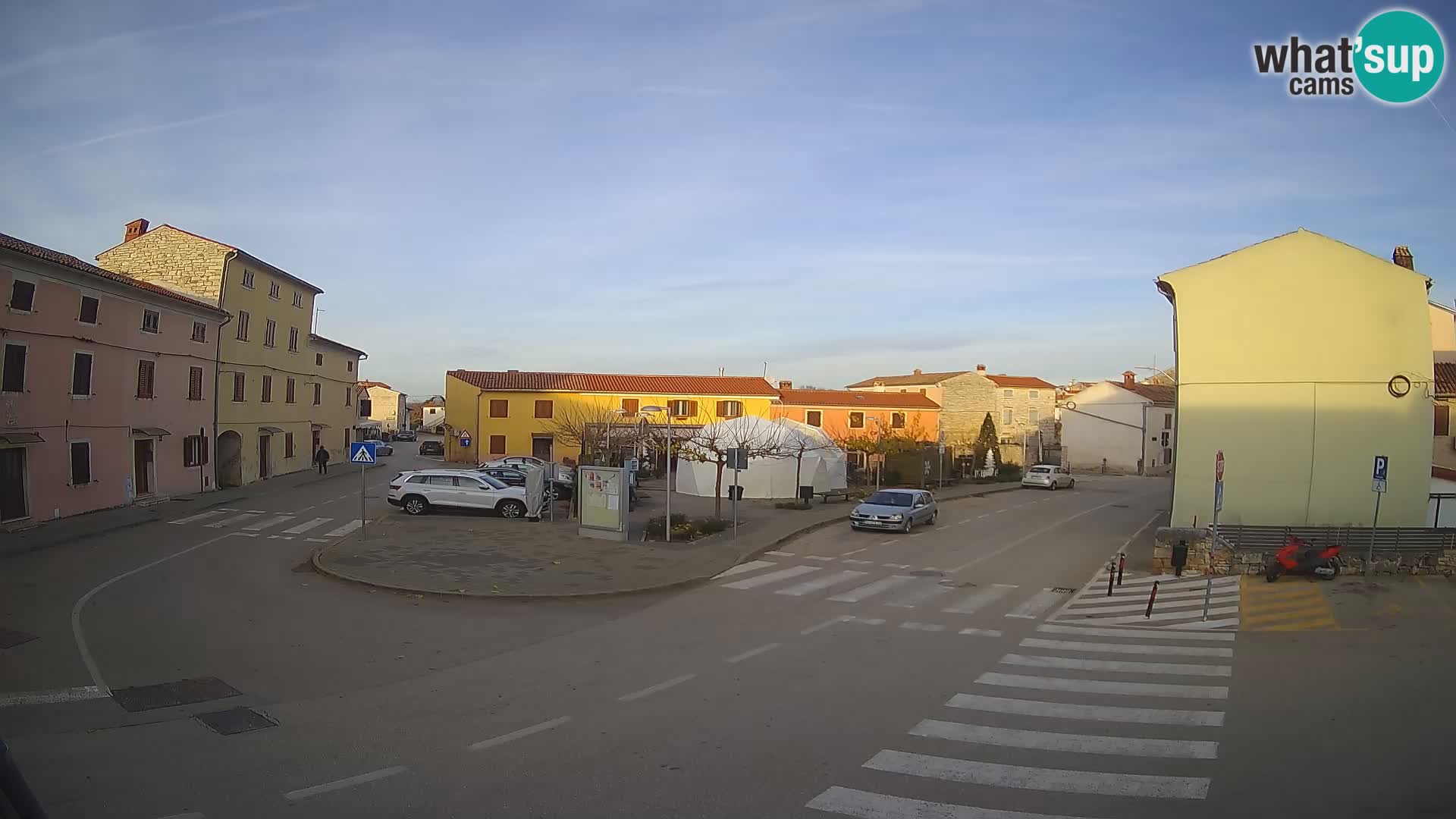 Bale, webcam de la place La Musa – Istrie – Croatie