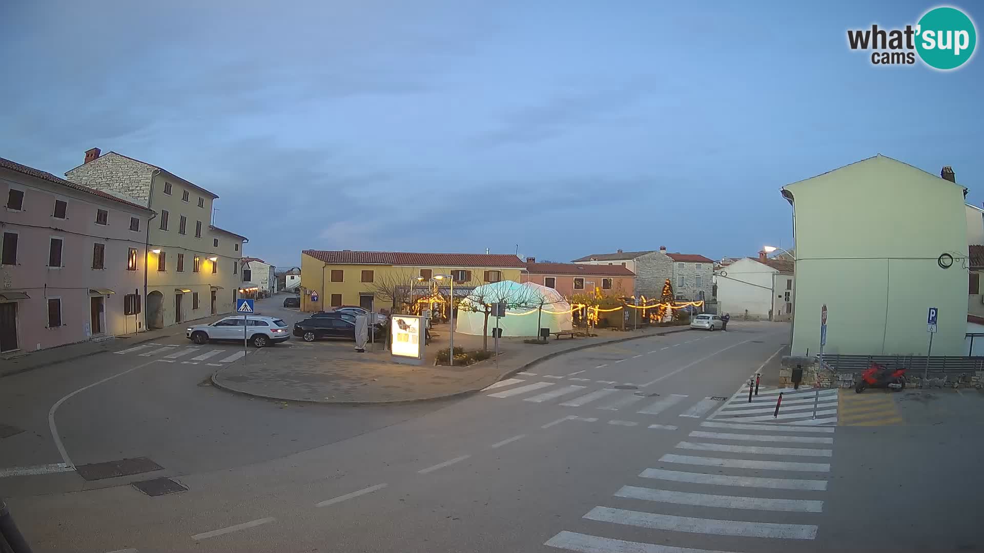 Bale, webcam de la plaza La Musa – Istria – Croacia