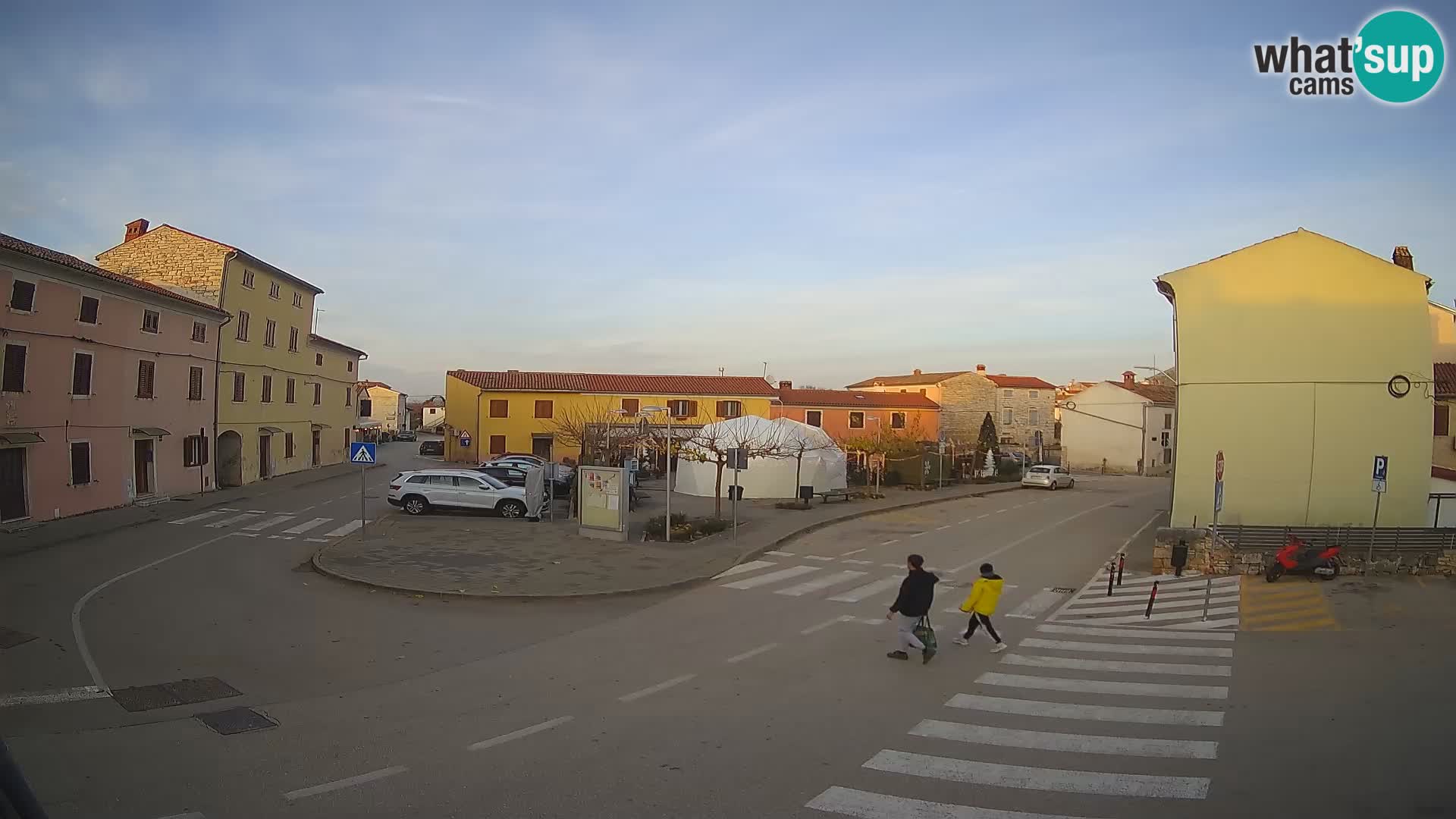 Bale, webcam de la plaza La Musa – Istria – Croacia