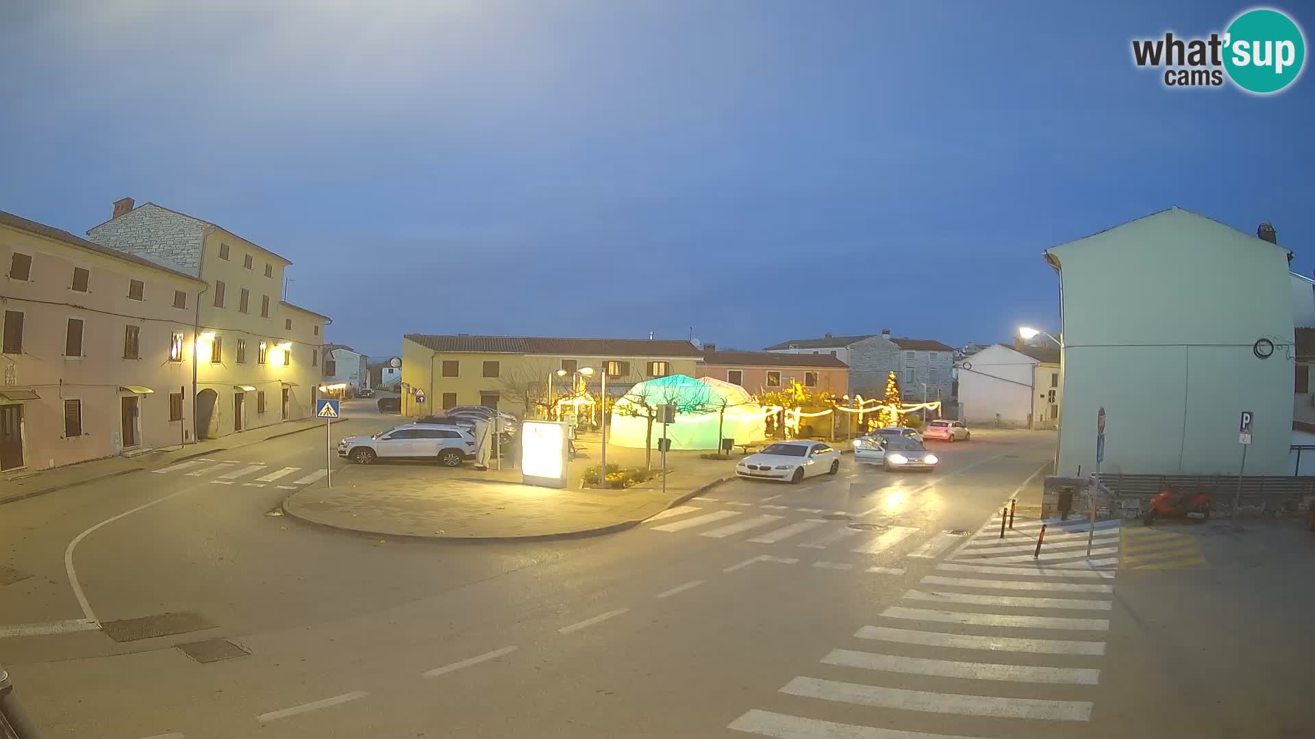 Bale, webcam de la plaza La Musa – Istria – Croacia